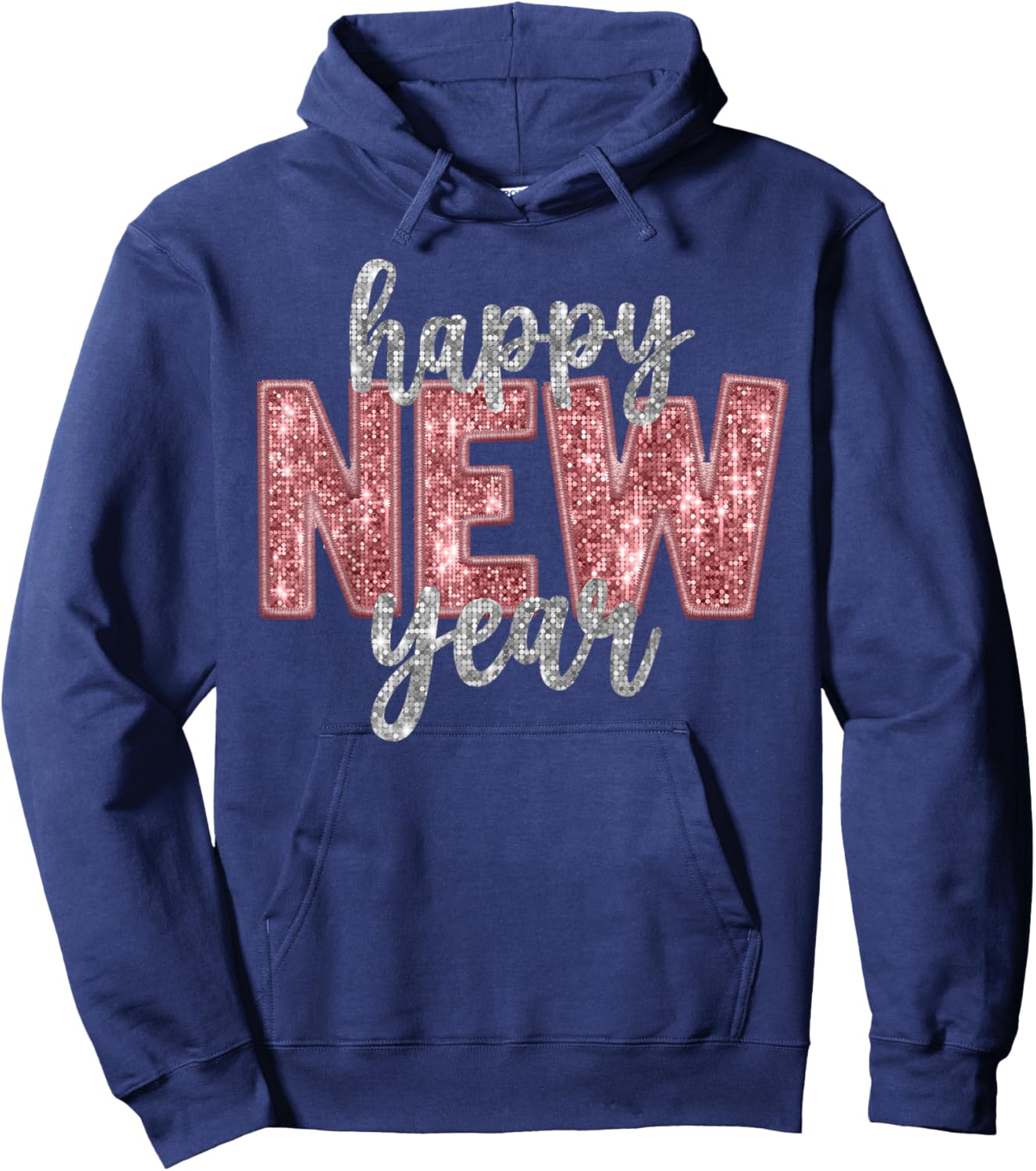 Happy New Year 2026 New Year's Eve Party Countdown Family Hoodie - Hoodie | Navy