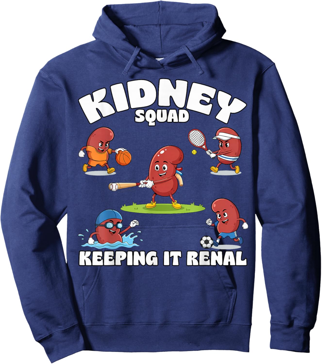 Keeping It Renal Dialysis Nurses Doctor Nephrology Squad Hoodie - Hoodie | Navy