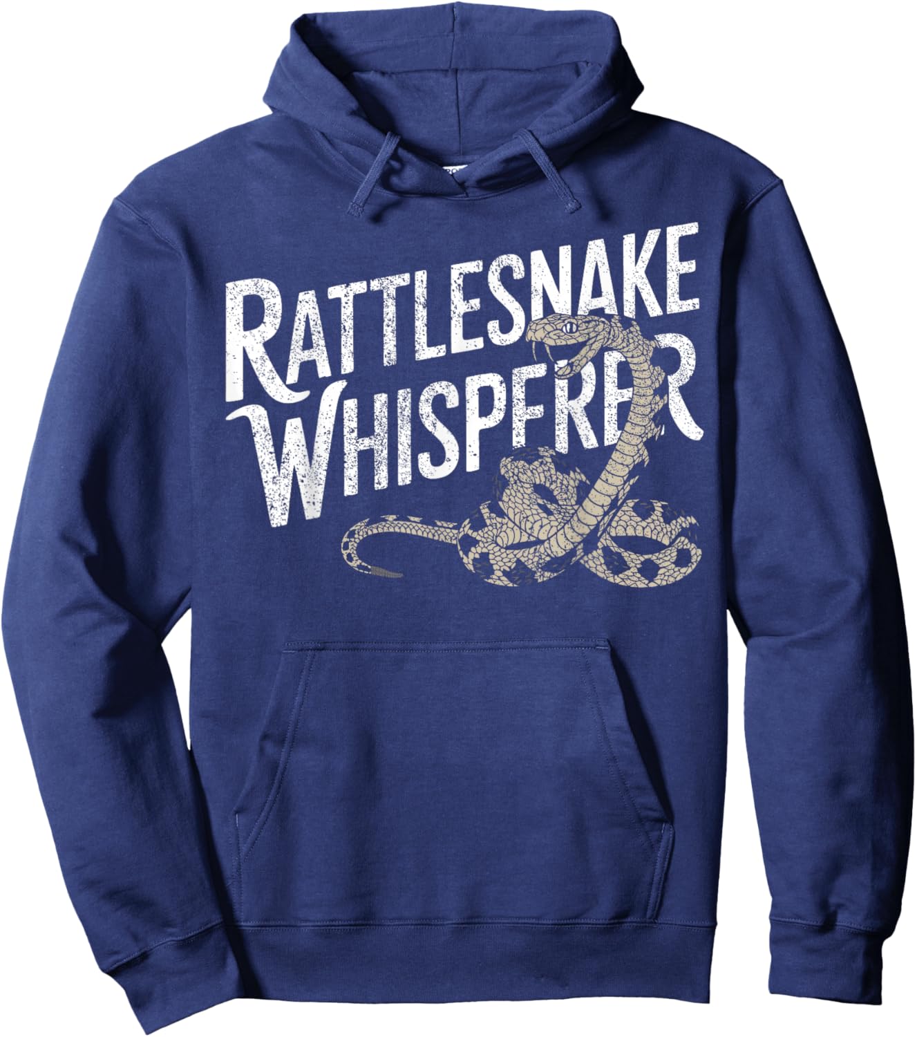 Rattlesnake Whisperer I Snake Catcher I Rattlesnake Hoodie - Hoodie | Navy