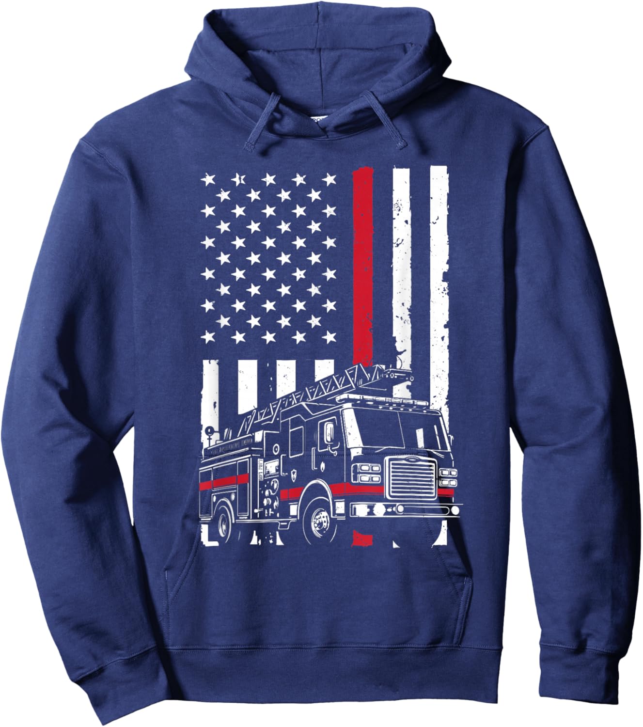 Funny Firefighter Design Women Fireman Firefighter Hoodie - Hoodie | Navy