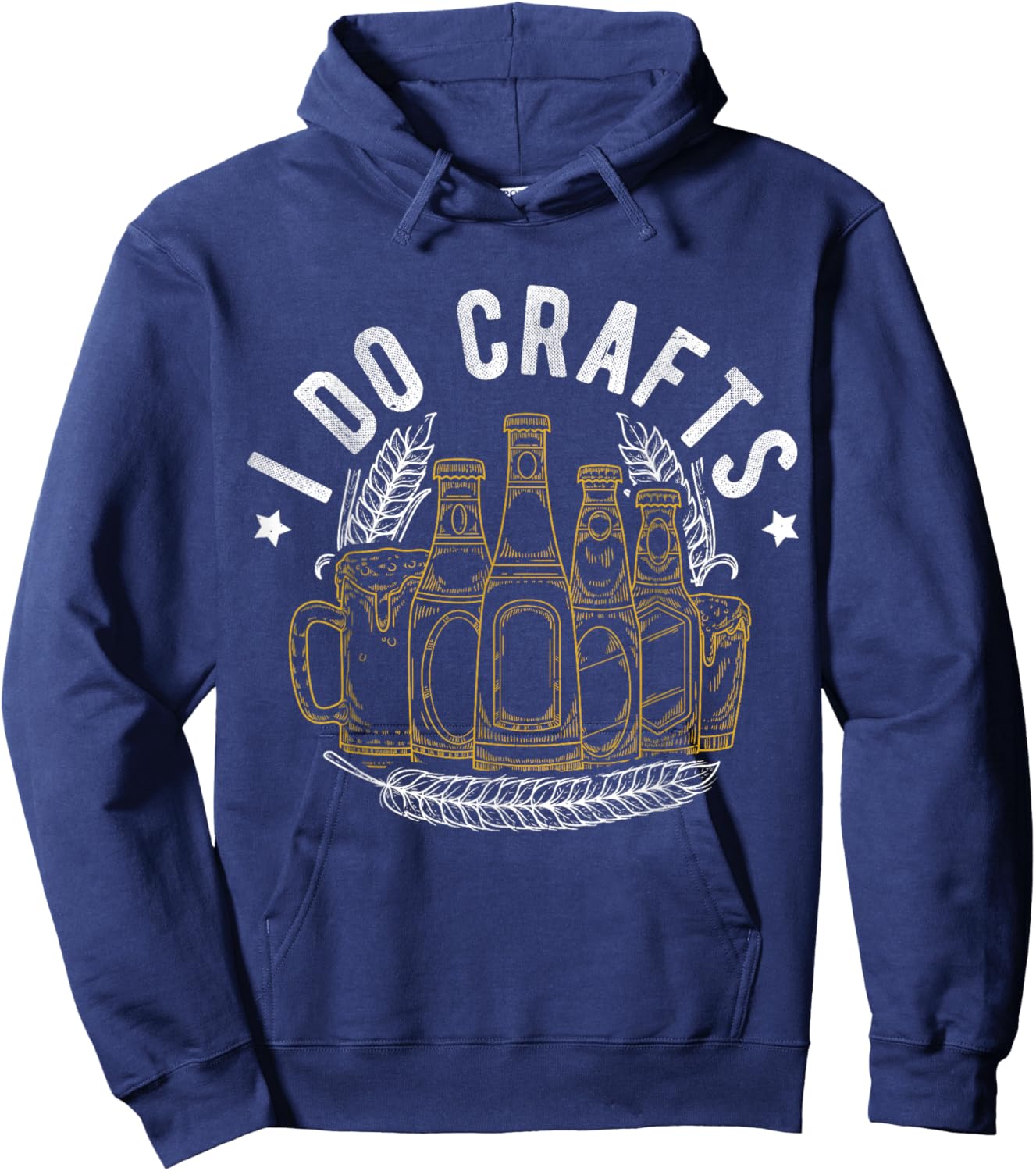 I DO CRAFTS Craft Beer Home Brew Hoodie - Hoodie | Navy