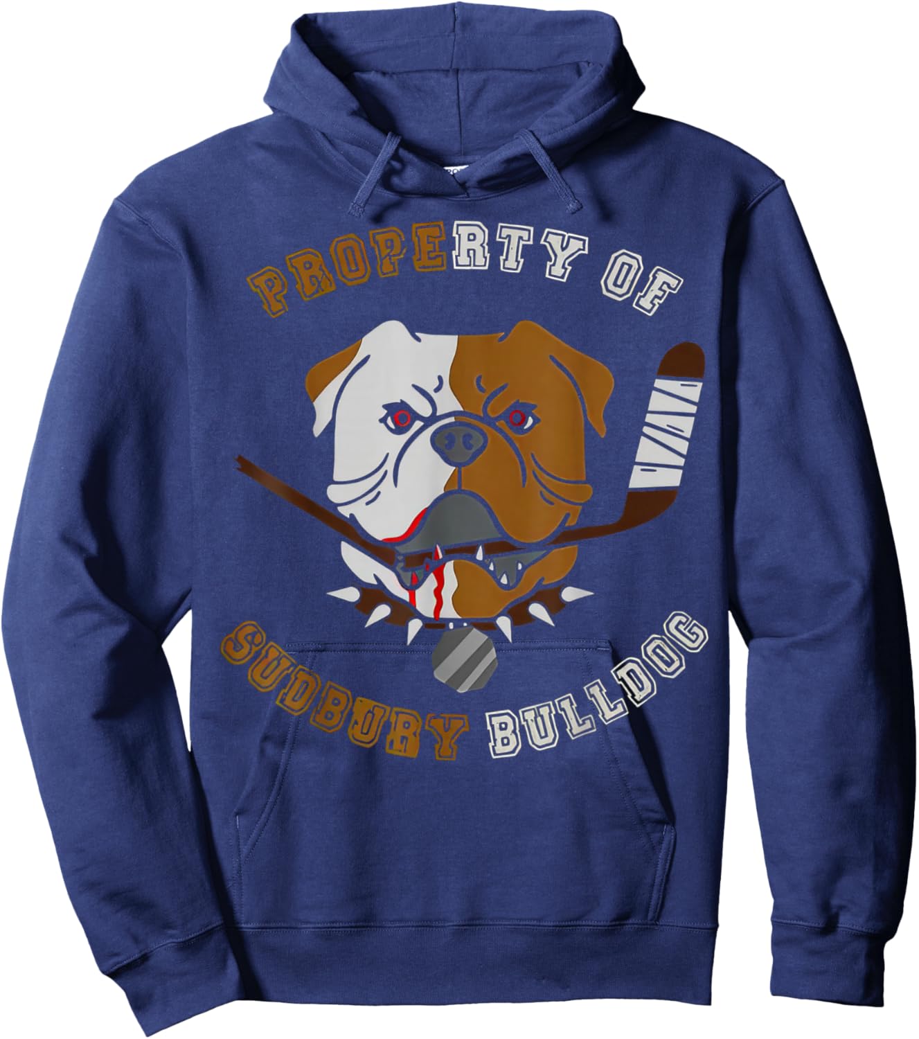 Property of Sudbury Bulldog Hockey Hoodie - Hoodie | Navy