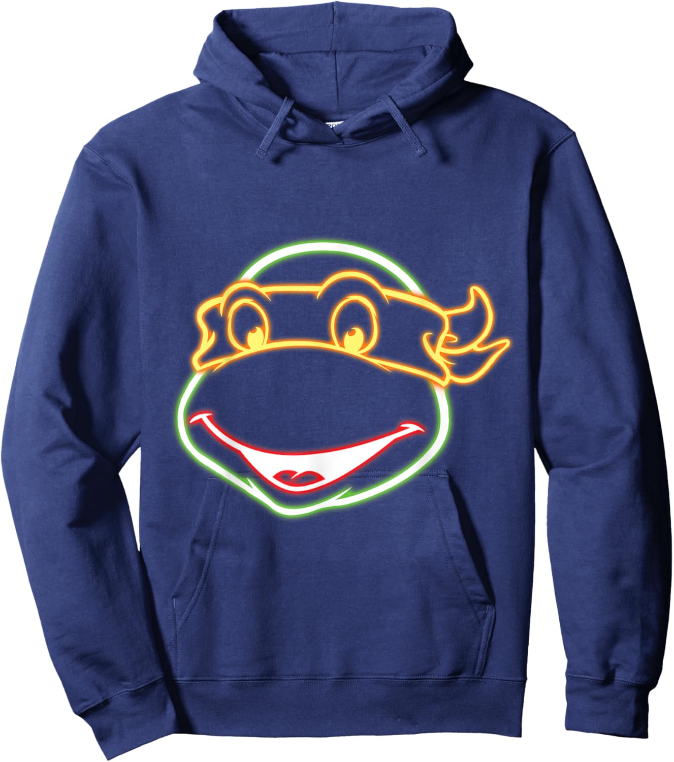 Neon-Ninja-Gesicht von Teenage Mutant Ninja Turtles Hoodie - Hoodie | Navy