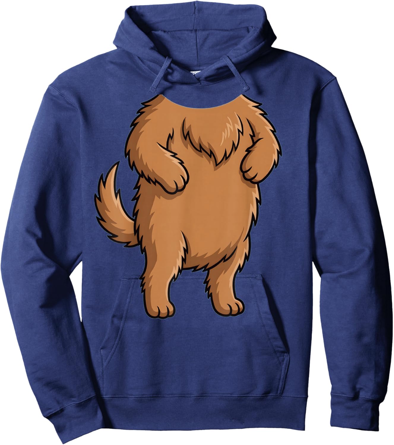 Funny Cute Dog Shirt Body Costume Men Women Kids Puppy Hoodie - Hoodie | Navy
