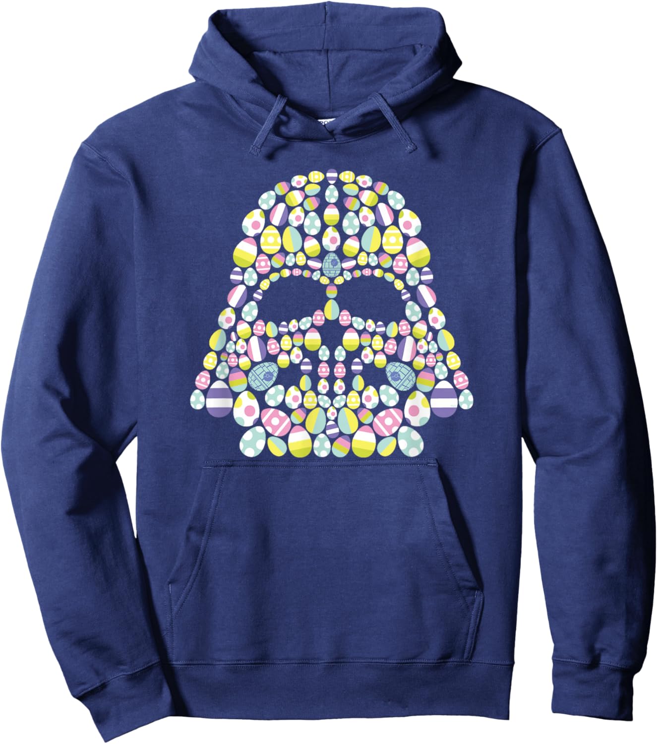 Star Wars Easter Egg Fill Darth Vader Mask and Helmet Hoodie - Hoodie | Navy
