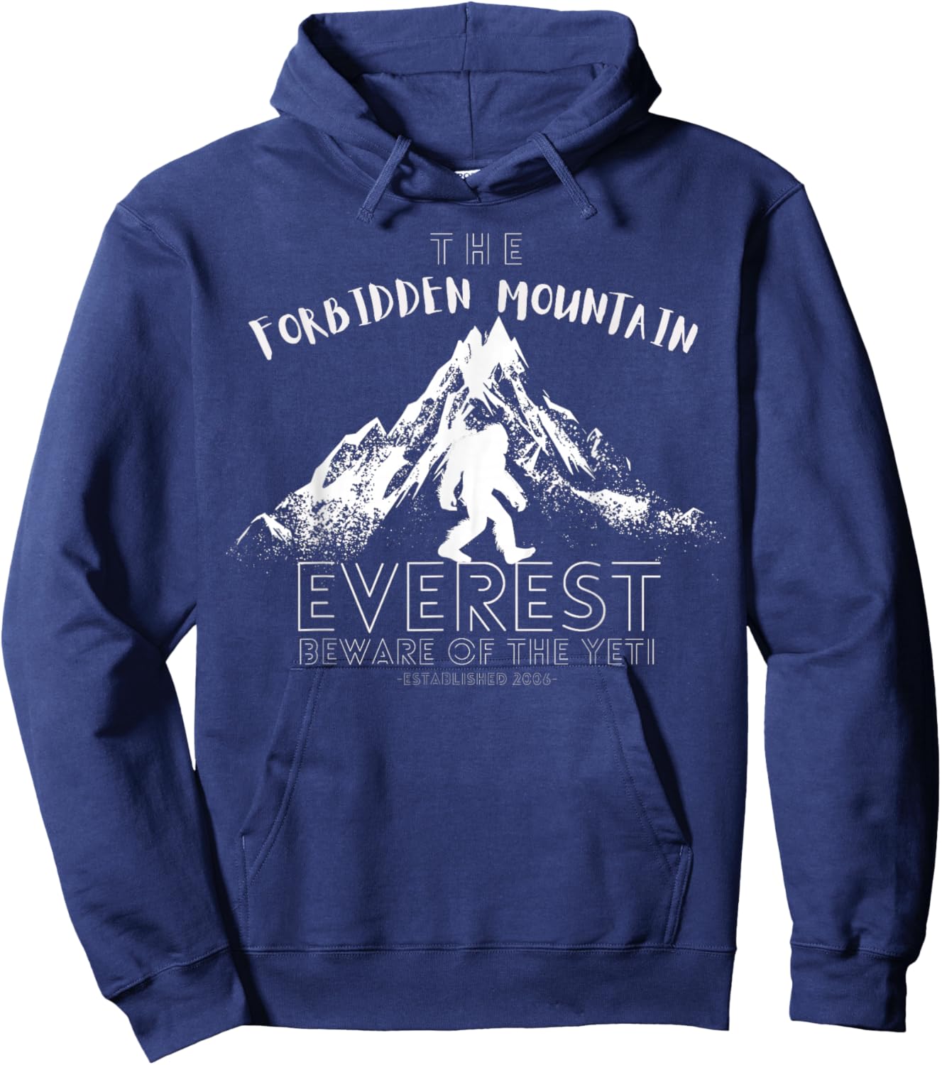 Expedition Everest Yeti Research Animal Theme Park Adventure Hoodie - Hoodie | Navy