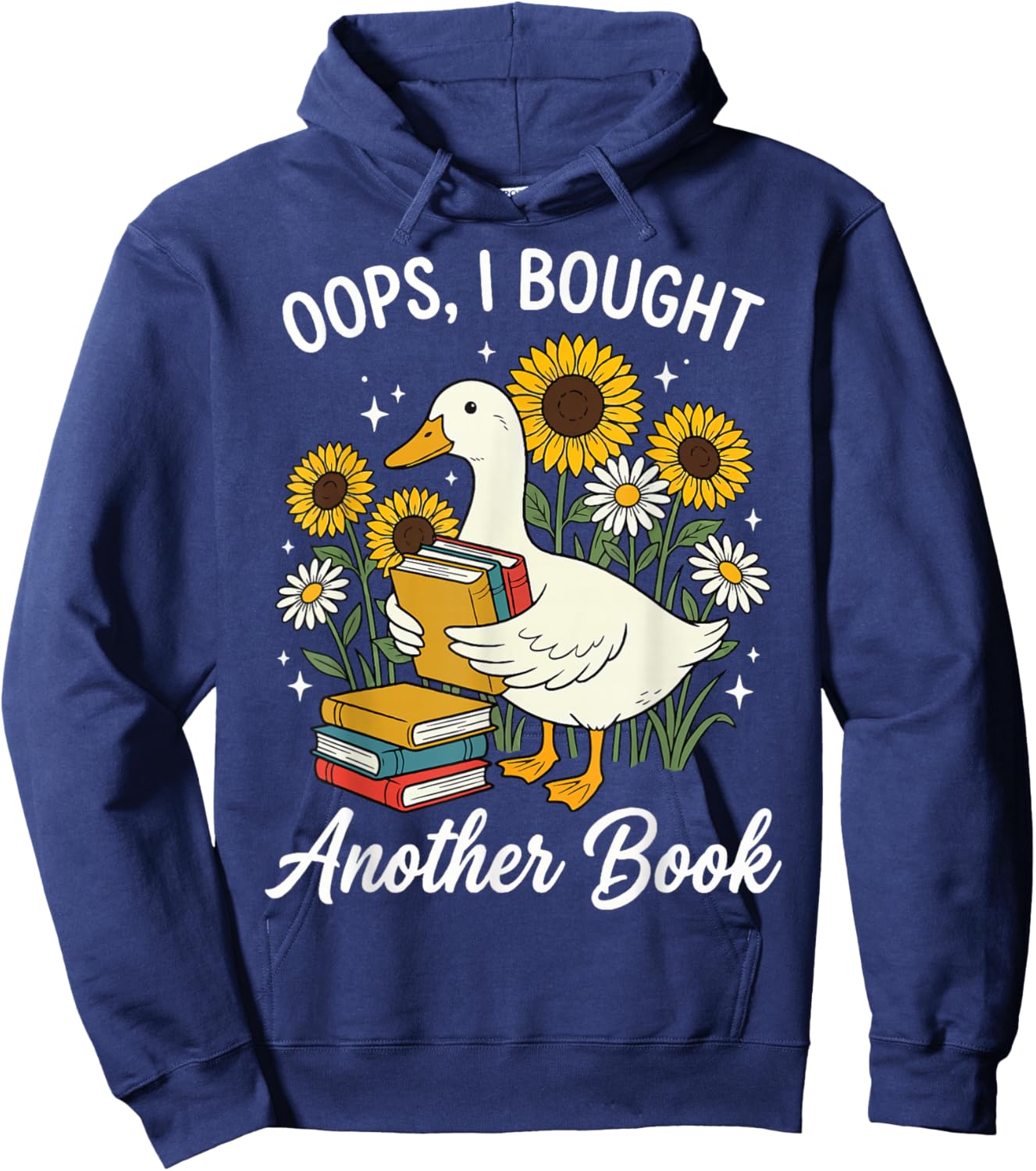 Oops I Bought Another Book Hoodie - Hoodie | Navy
