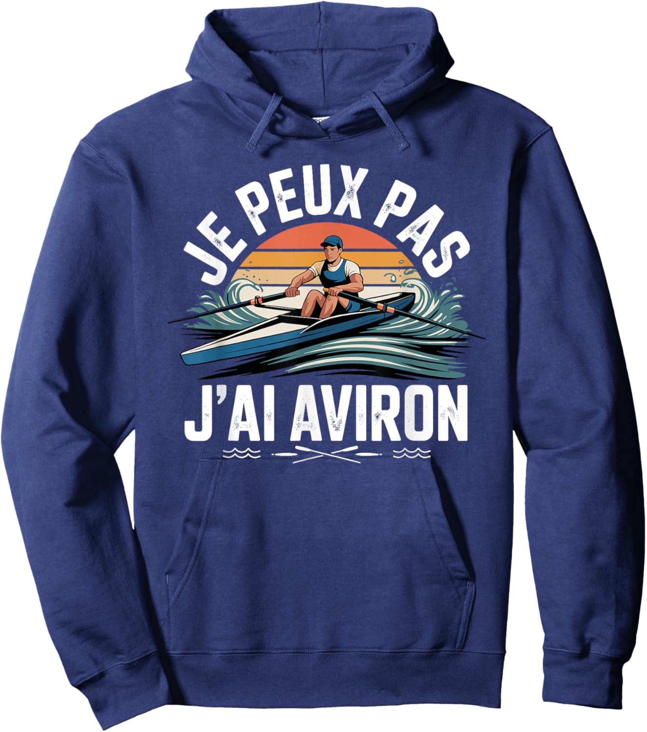 Je Peux Pas J'Ai Rowing Competition Hoodie - Hoodie | Navy