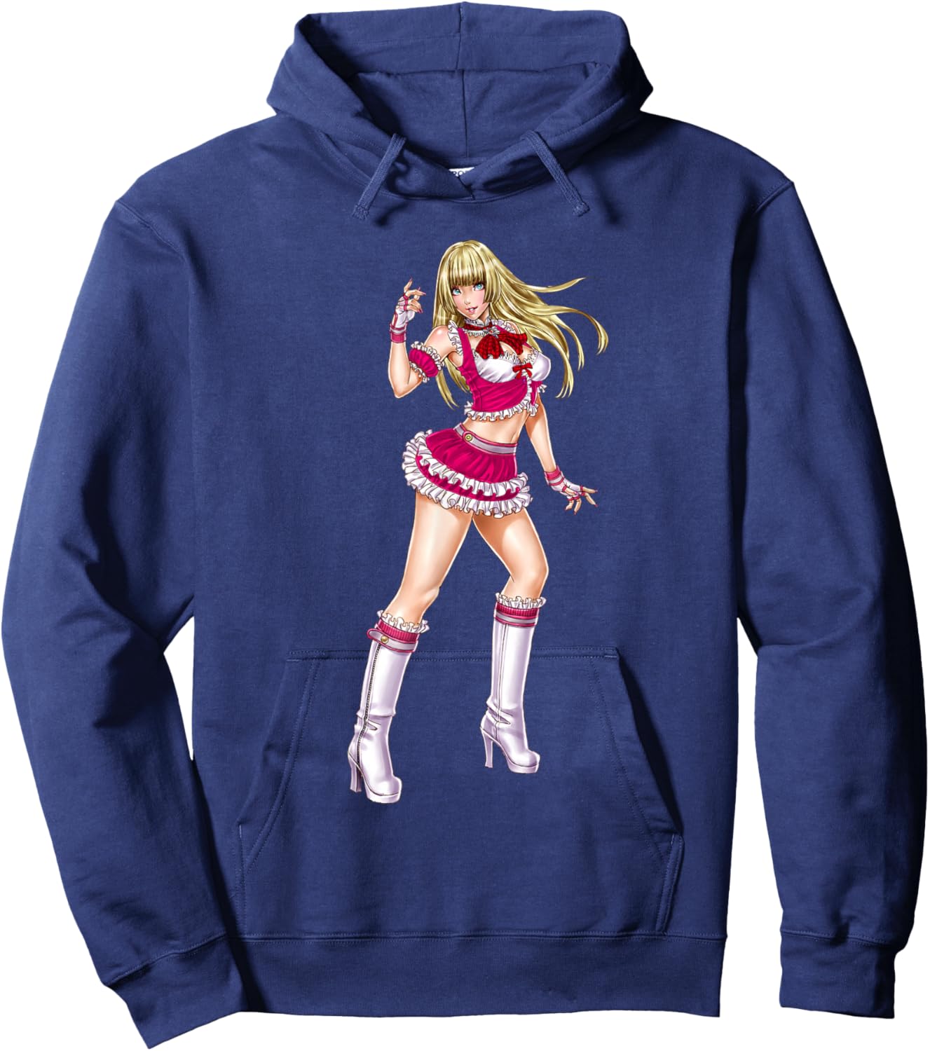 Bandai Namco Entertainment Inc. TEKKEN7 LILI 004 , Small, Black Hoodie - Hoodie | Navy