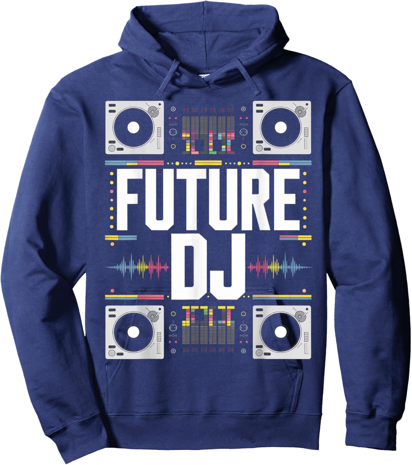 Future DJ Musician Toddler Graduation Kids School Women Men Hoodie - Hoodie | Navy