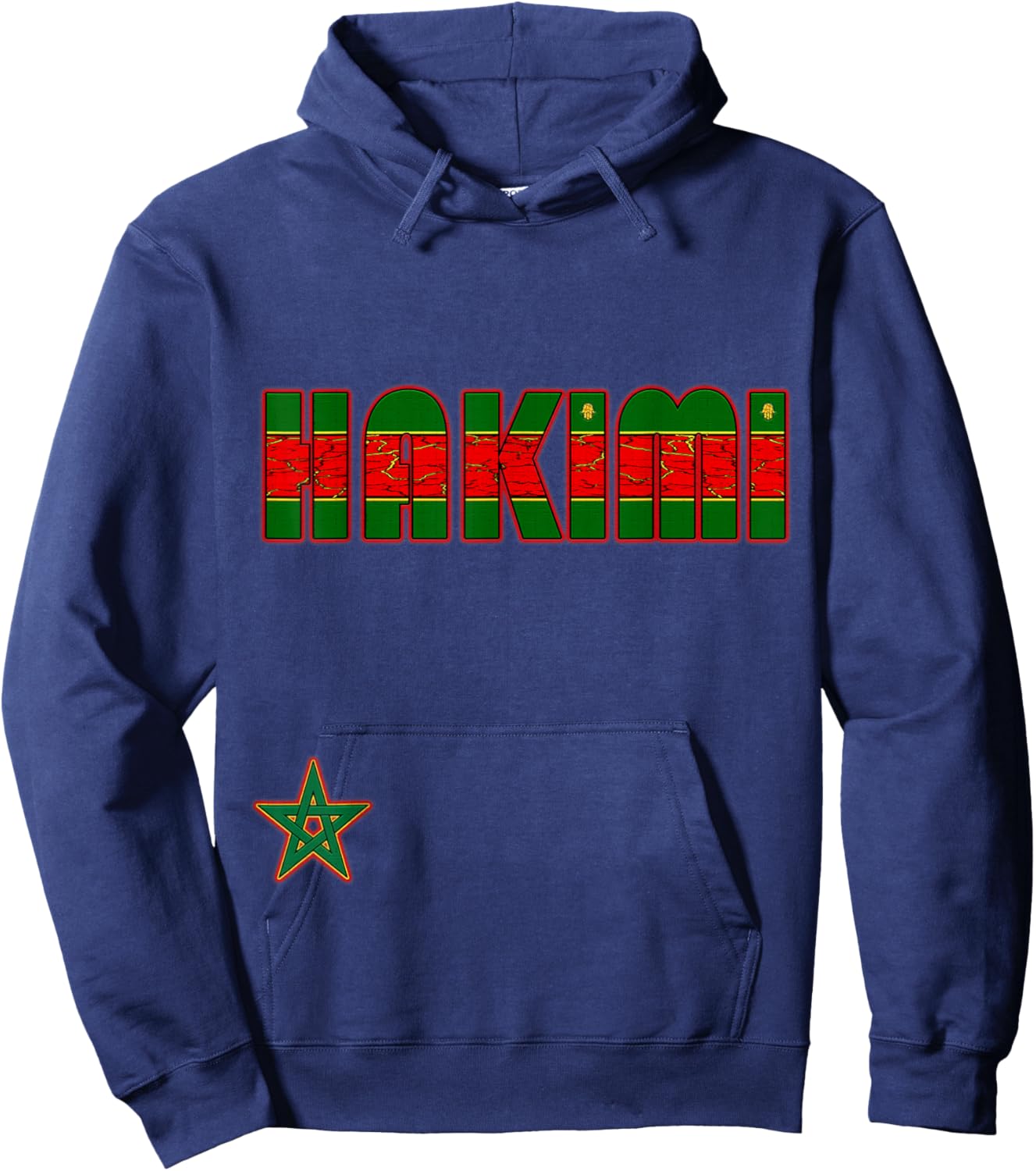 Casablanca Morocco HAKIMI Hoodie - Hoodie | Navy