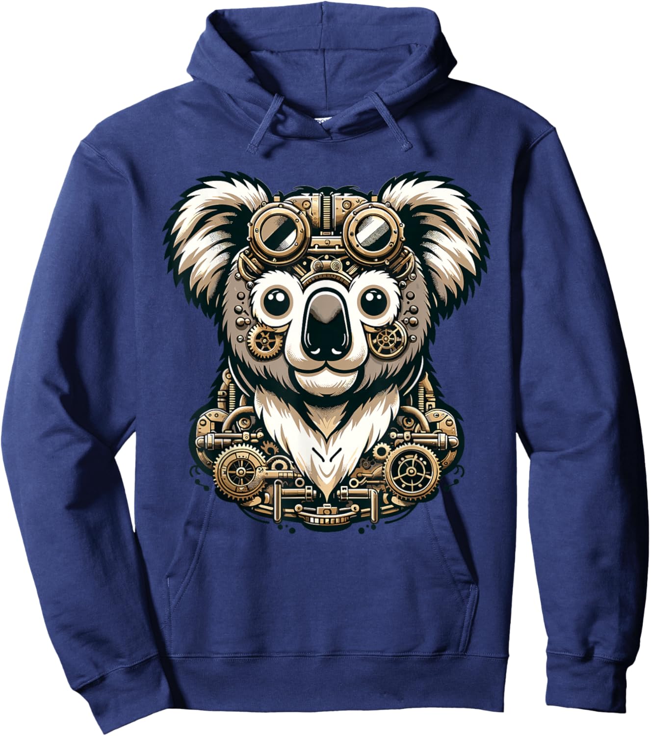 Steampunk Aesthetic Koala Bear Lover Stuff Vintage Koala Hoodie - Hoodie | Navy