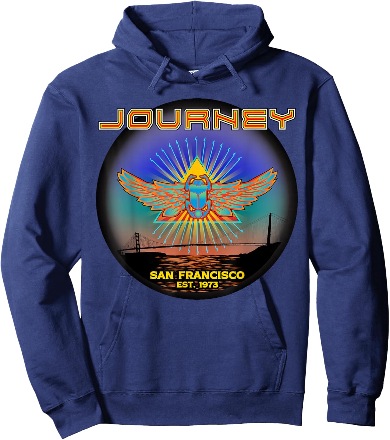 Journey SF Scar Hoodie - Hoodie | Navy