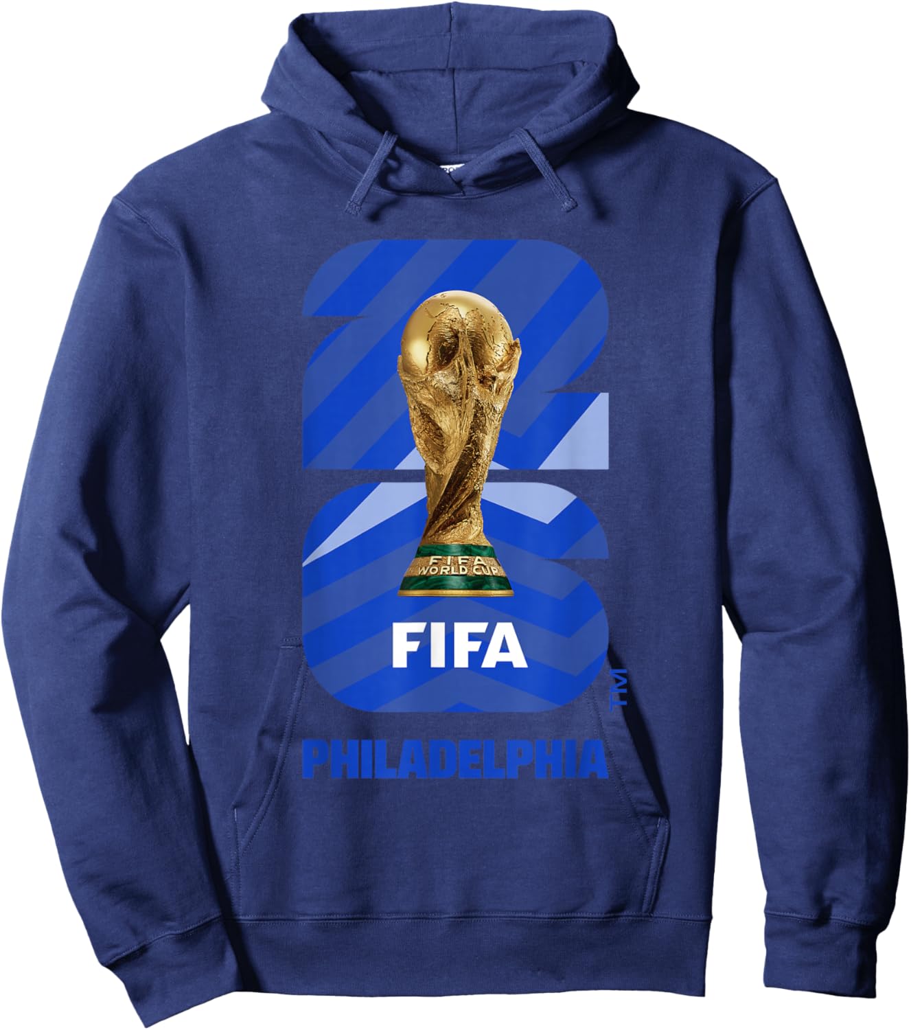 FIFA World CUP26 Philadelphia Trophy Color Hoodie - Hoodie | Navy