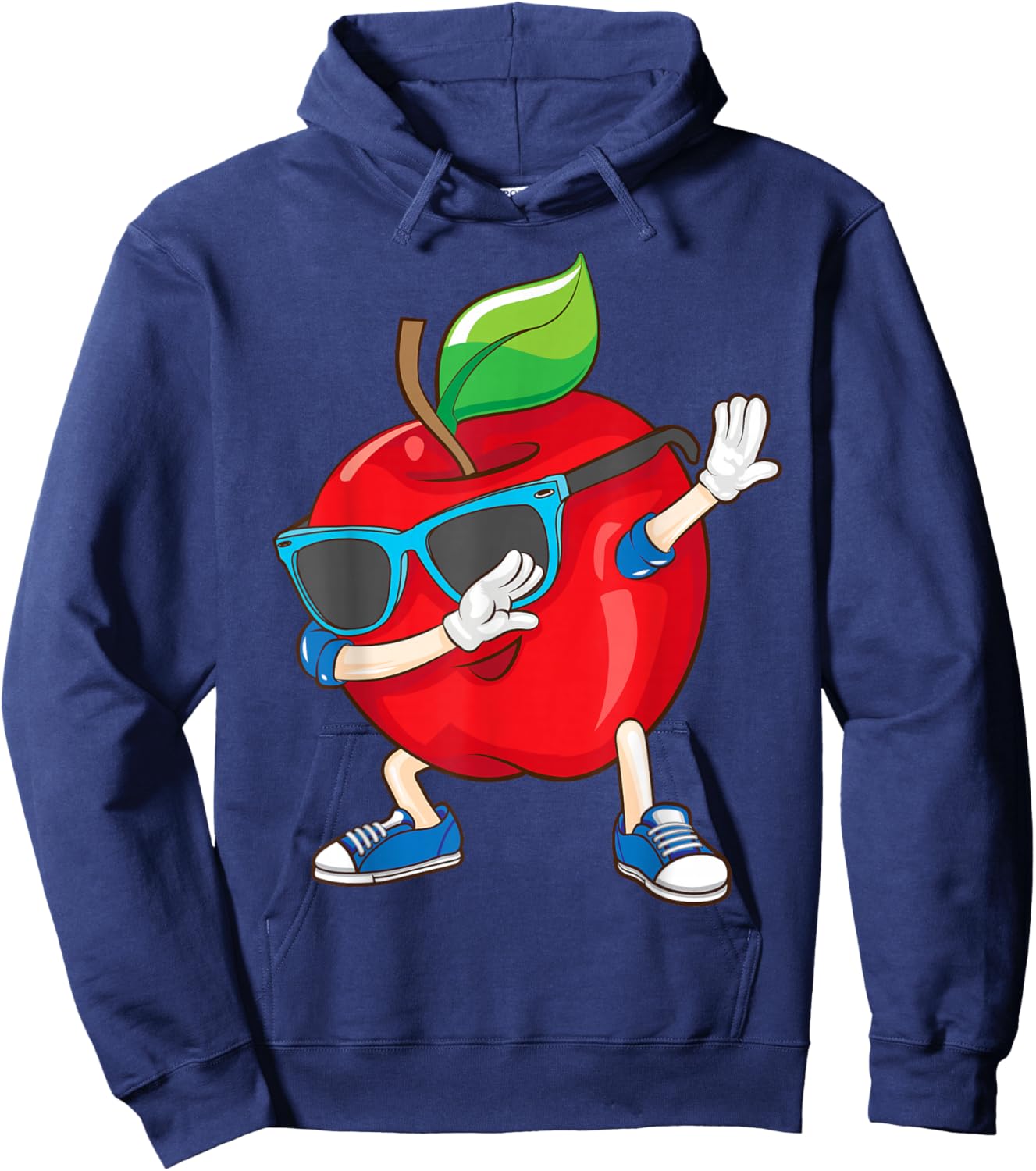 Apple Art - Men, Women & Kids - Apple Picking & Loving Hoodie - Hoodie | Navy