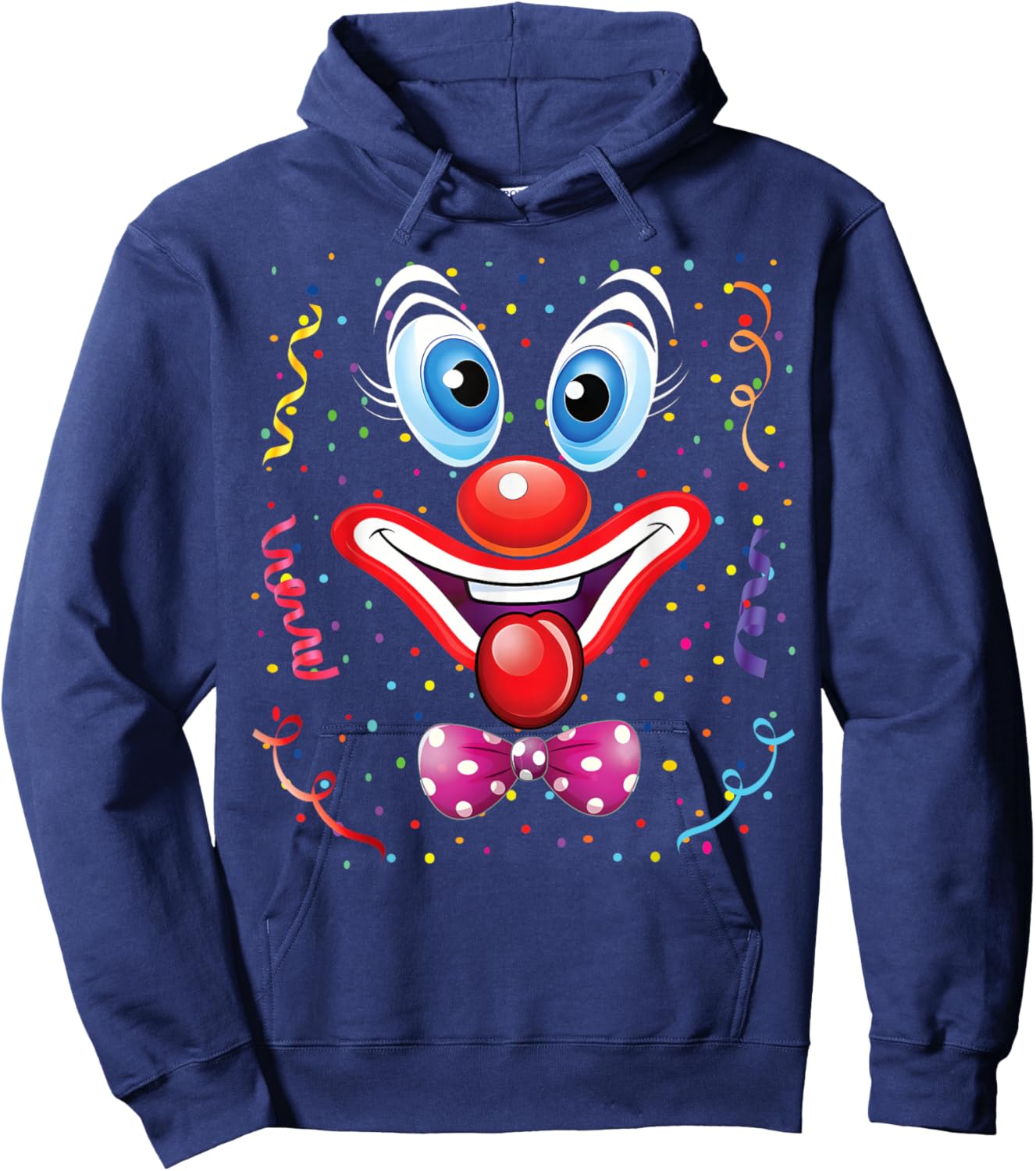 Clown Carnival Costume Carnival Clown Costume Hoodie - Hoodie | Navy
