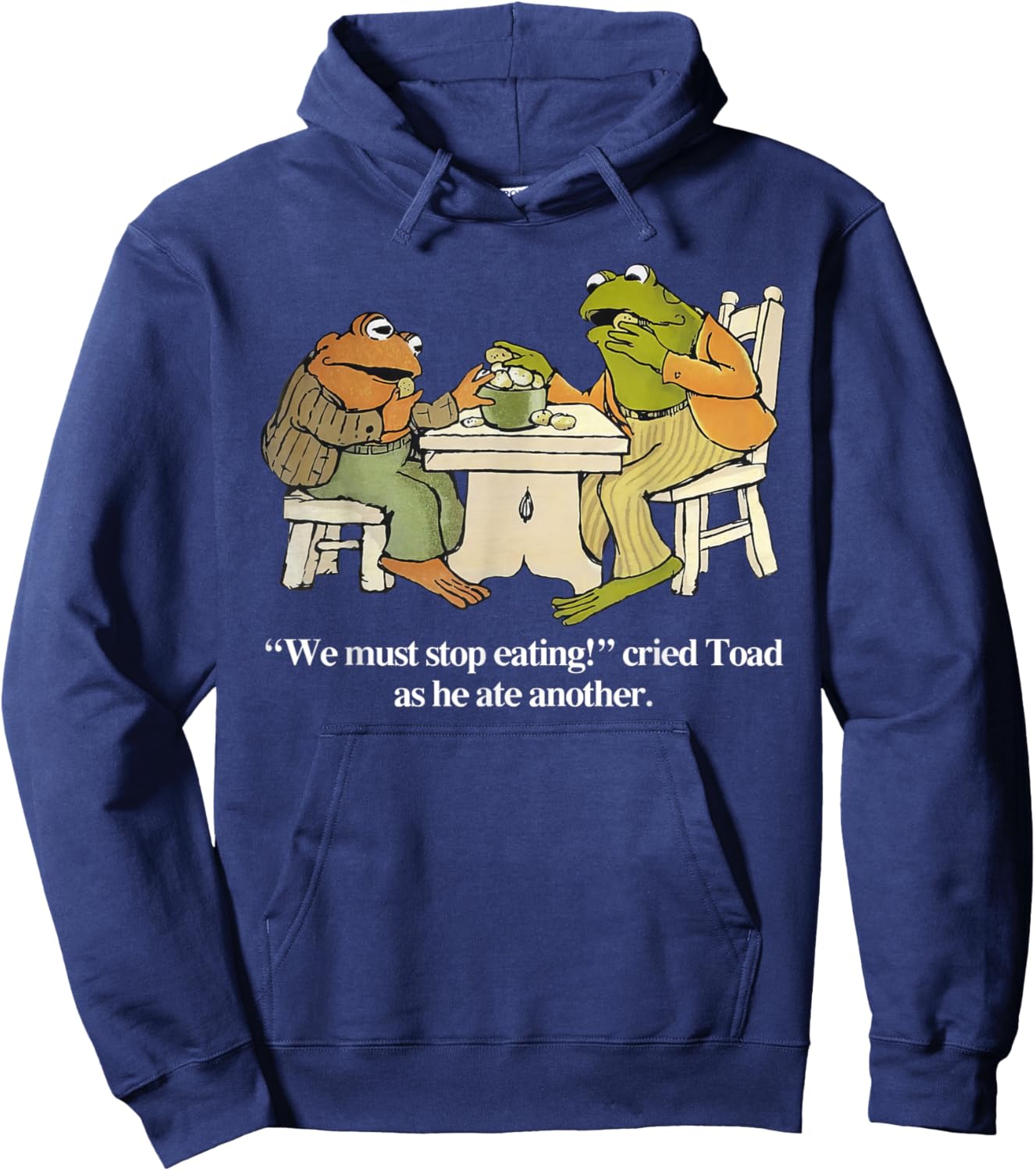 We Must Stop Eating Toad As He Ate Another Frog Men Hoodie - Hoodie | Navy
