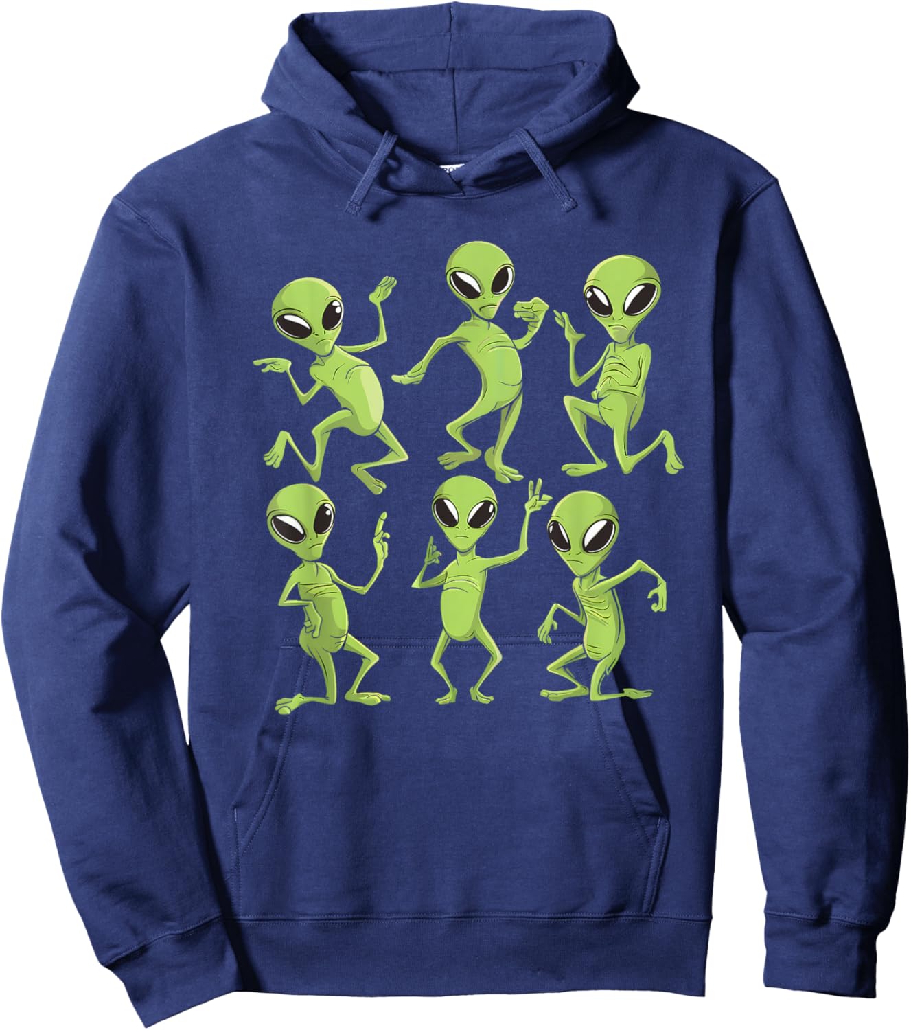 Dancing Aliens Dance Challenge Boys Girls Kids Halloween Hoodie - Hoodie | Navy