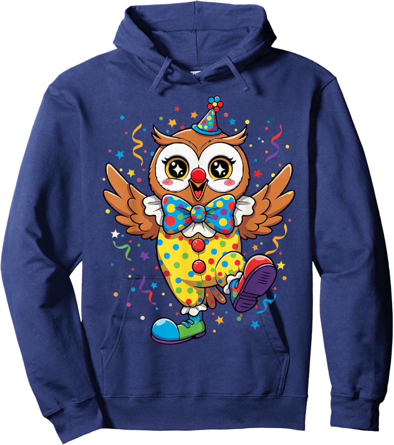 Owl Costume Carnival Costume Fancy Dress Costume Confetti Hoodie - Hoodie | Navy