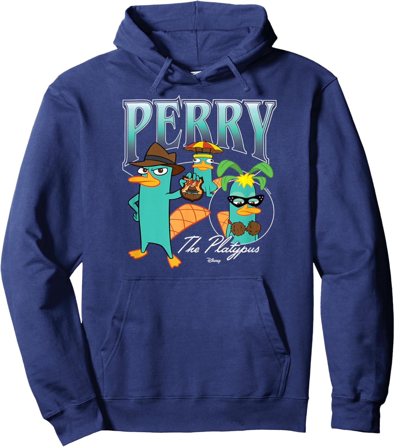 Phineas and Ferb- Perry The Platypus Hoodie - Hoodie | Navy
