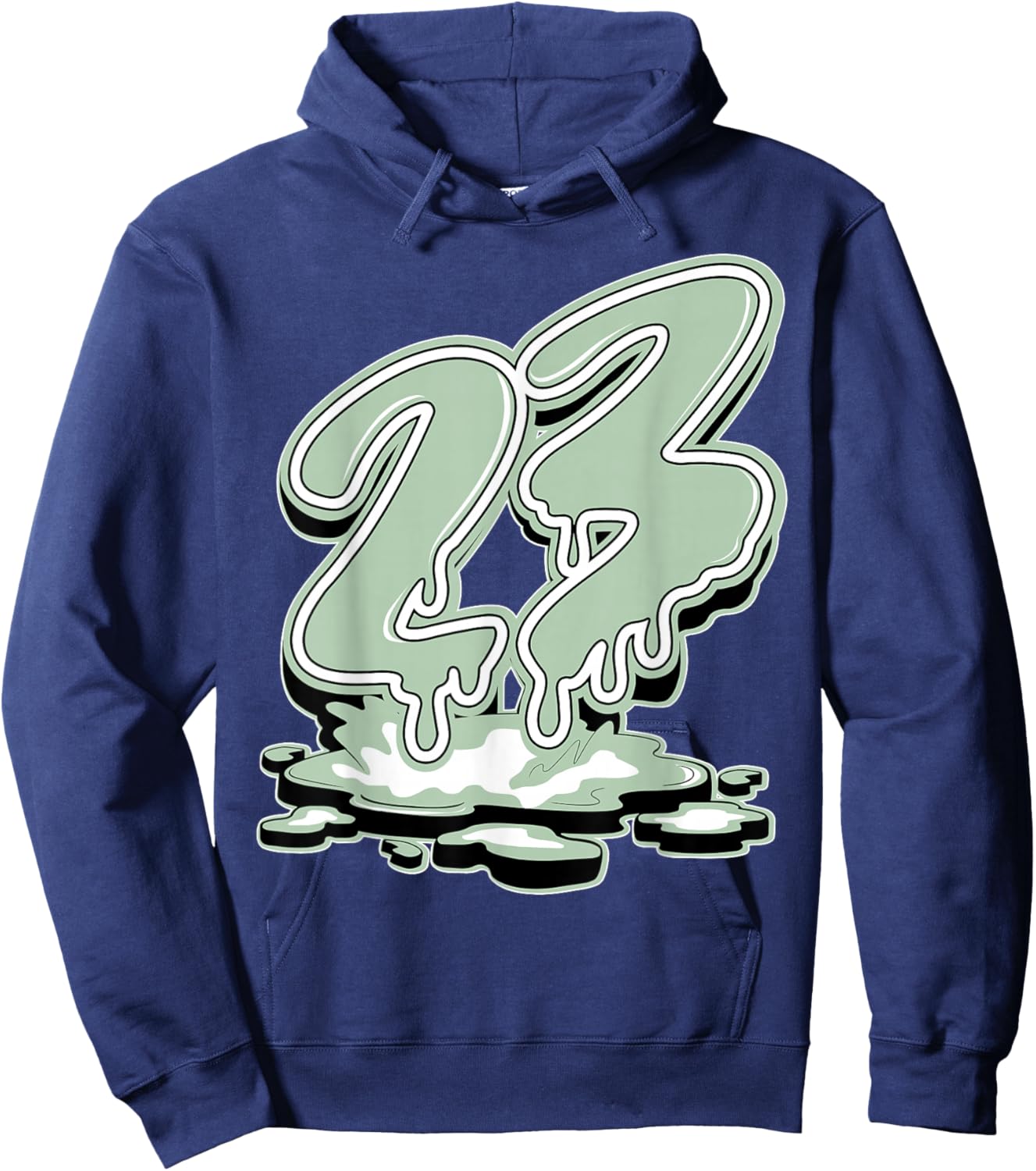 23 Drip Seafoam Abundance 4s Matching Women Hoodie - Hoodie | Navy