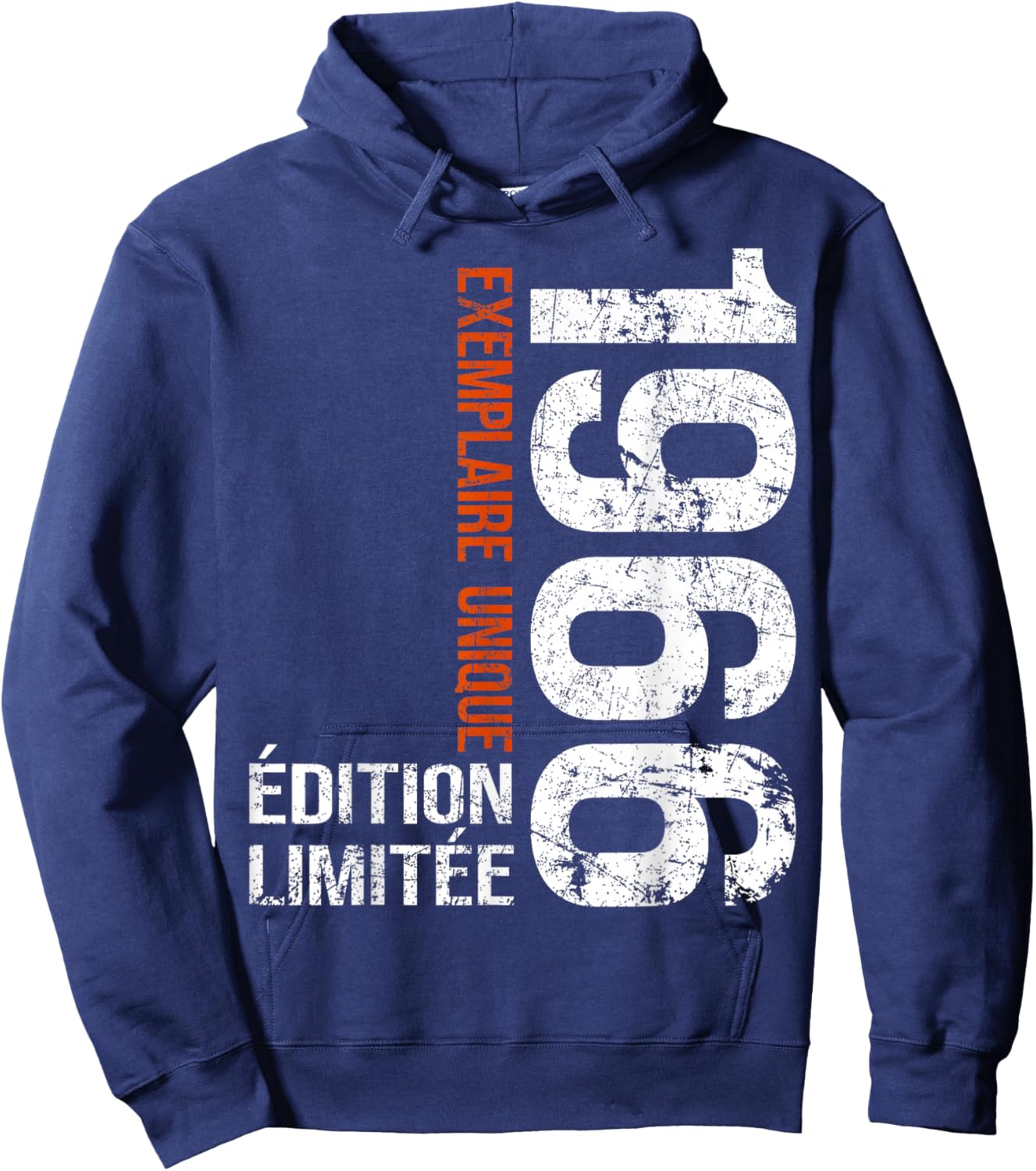 Vintage 1966 Gift 60 Years Man Birthday Humour Hoodie - Hoodie | Navy