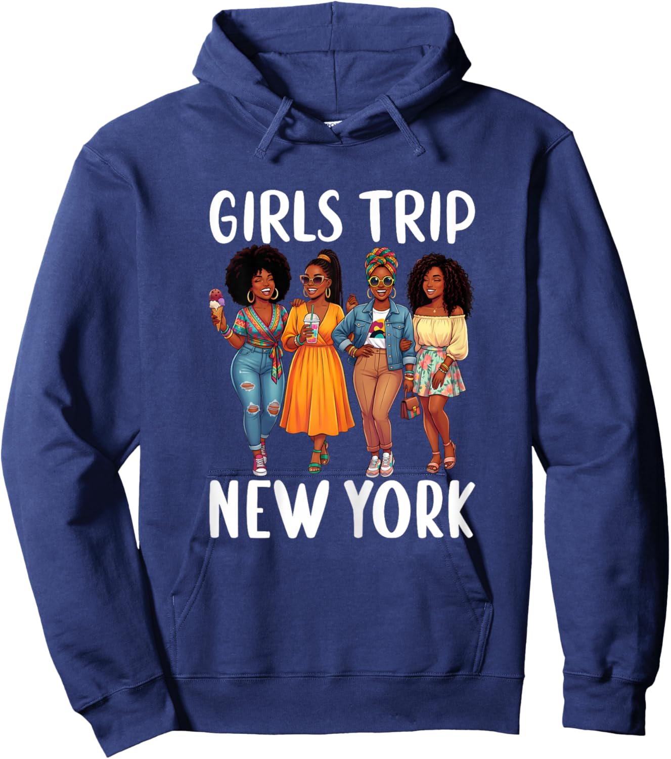 Girls Trip New York NYC Weekend Hoodie - Hoodie | Navy