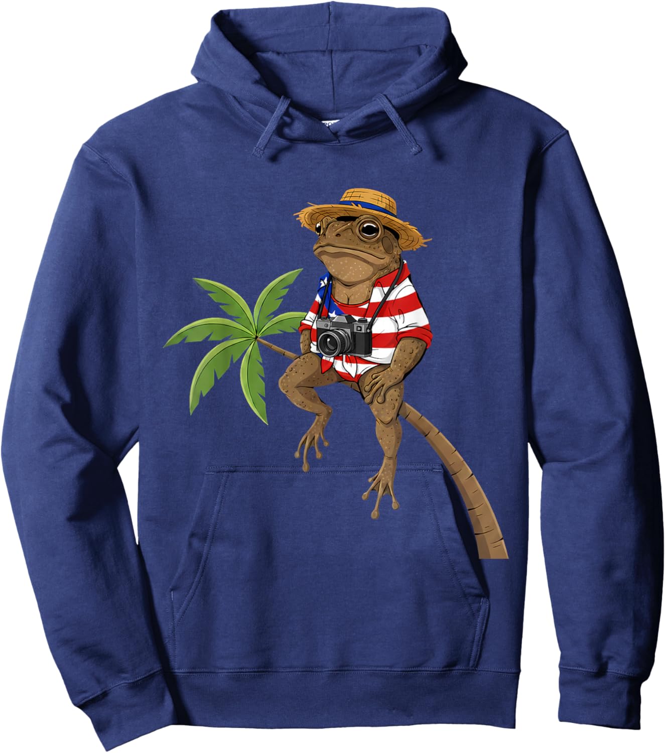 Coqui Frog Puerto Rico Taino Puerto Rican Flag Boricua Hoodie - Hoodie | Navy