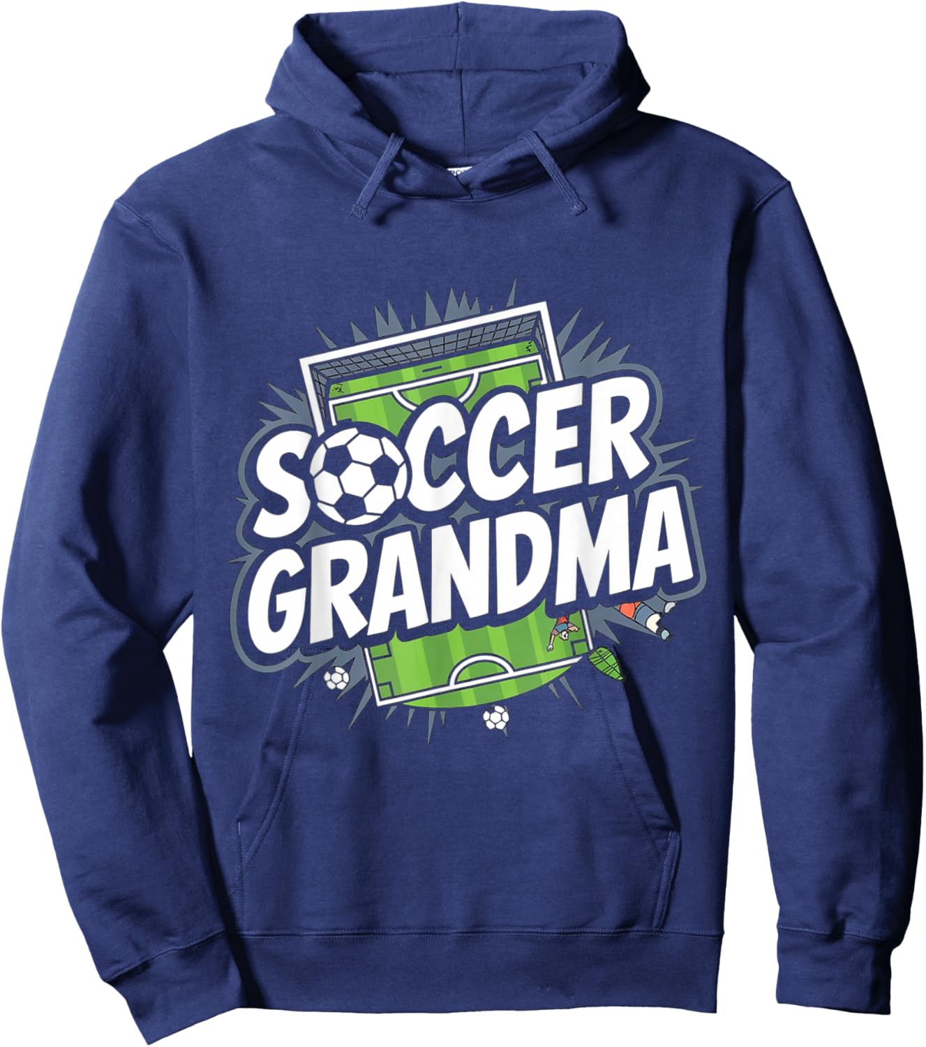 Soccer Grandma Funny Soccer Hoodie - Hoodie | Navy