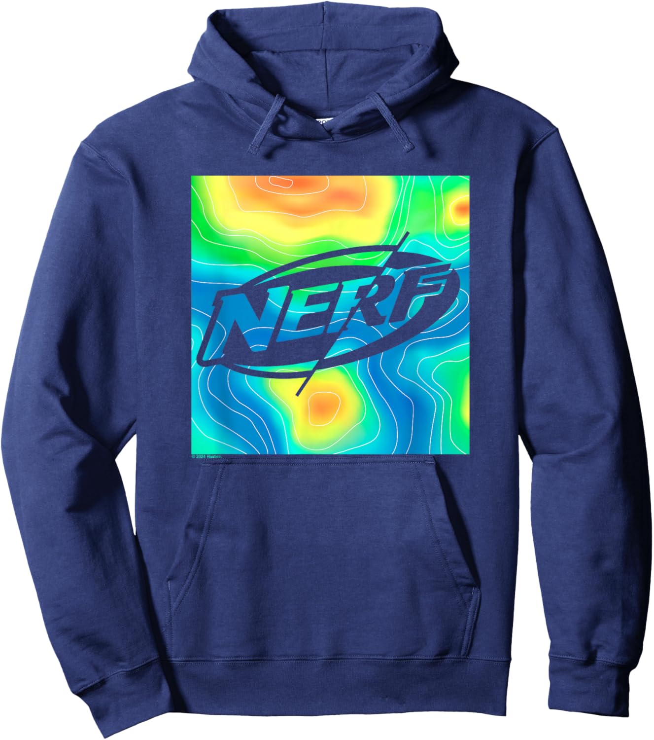 Nerf Heat Map Box Hoodie - Hoodie | Navy