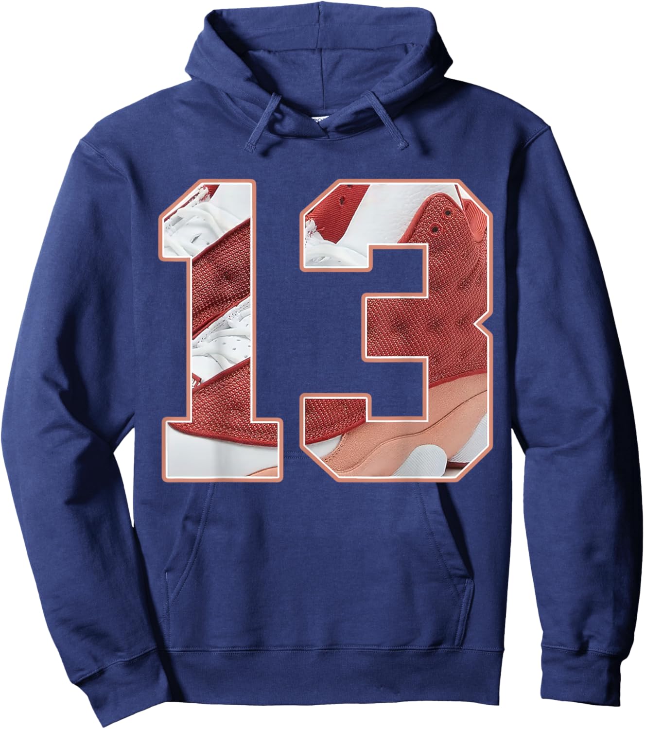 Number 13 Dune Red 13s Matching Women Hoodie - Hoodie | Navy