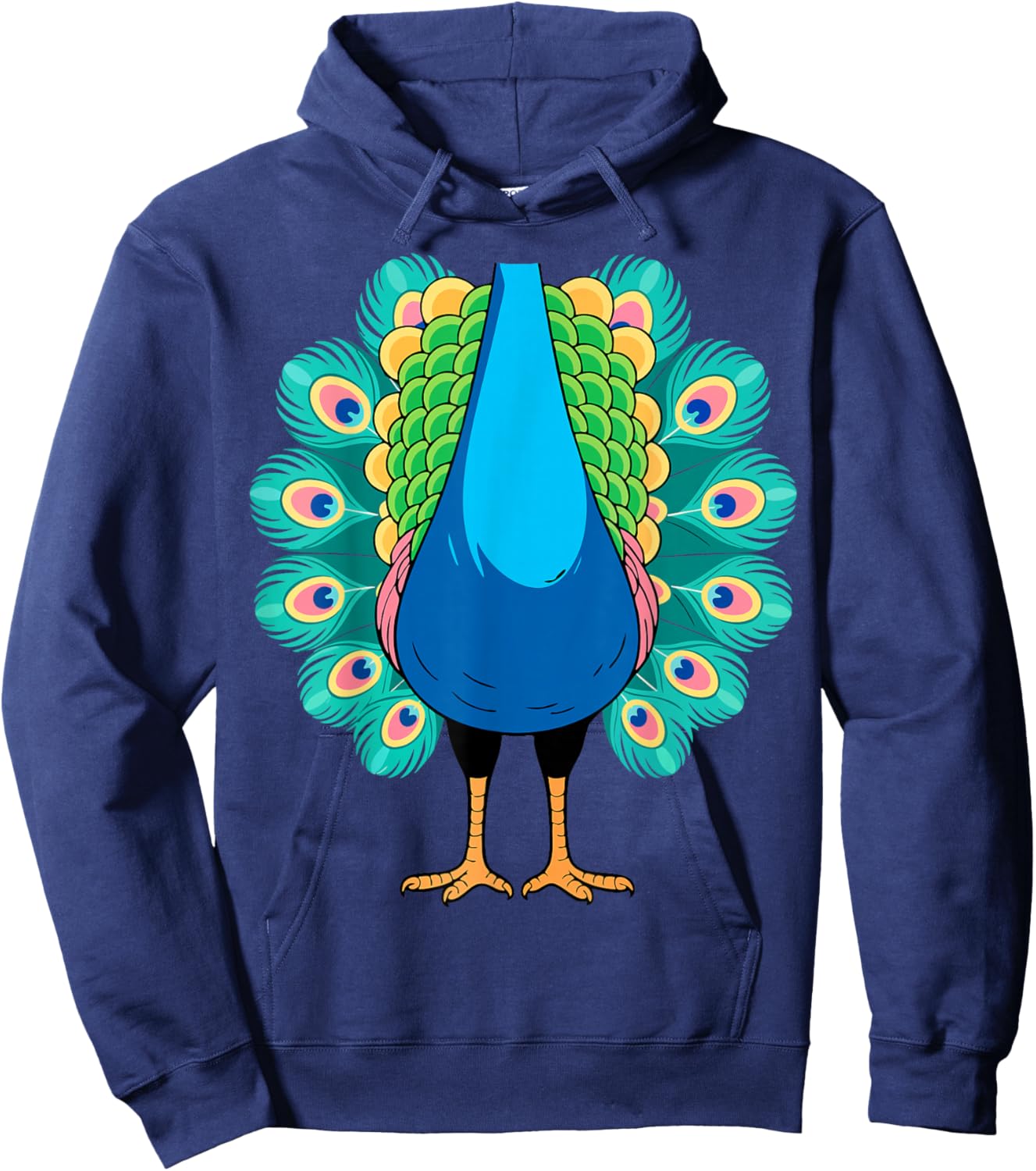 Peacock Shirt Adult Children Men Women Peacock Costume Hoodie - Hoodie | Navy
