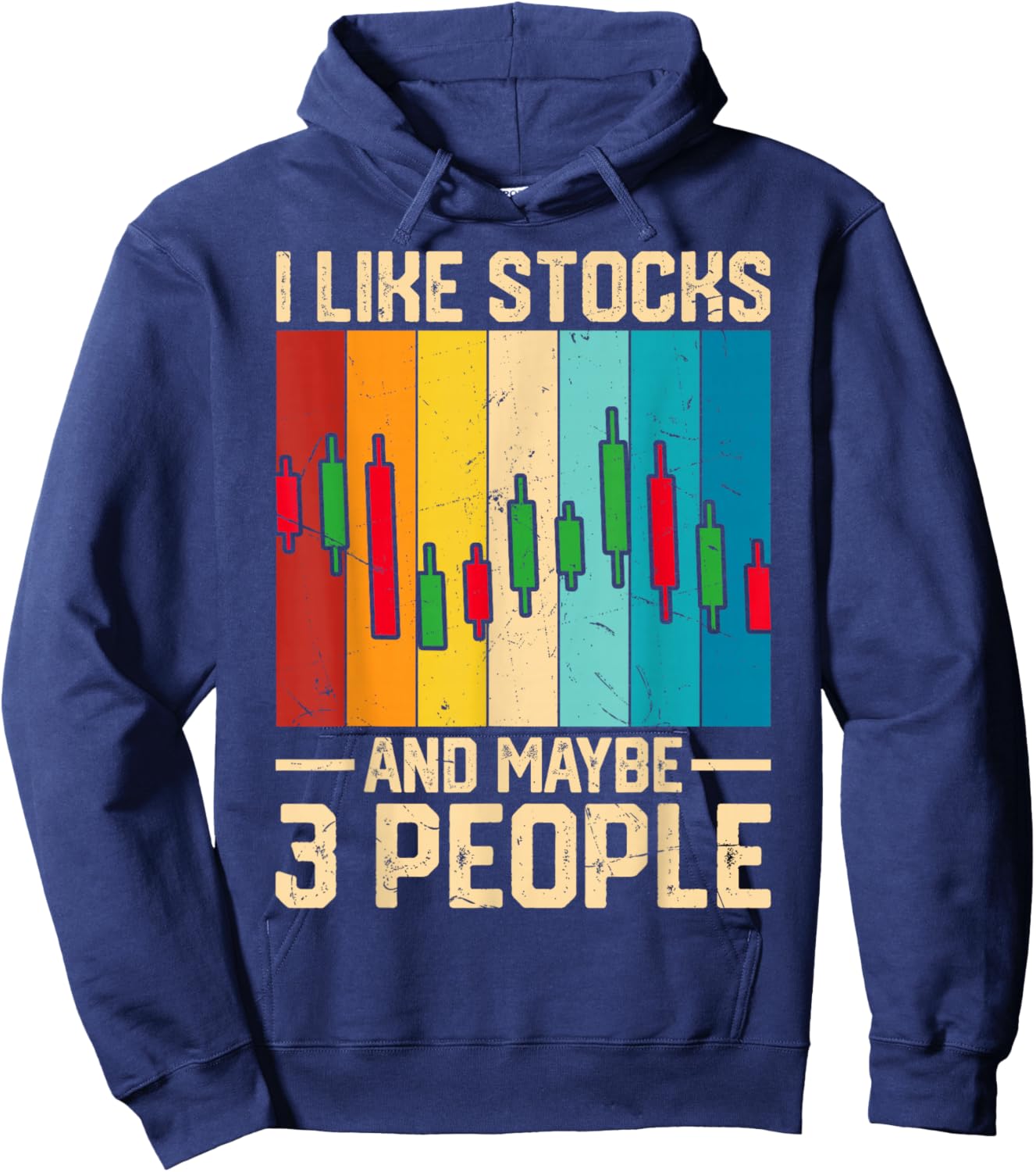 Stock Trader Day Trading Crypto Stock Market Money Investing Hoodie - Hoodie | Navy