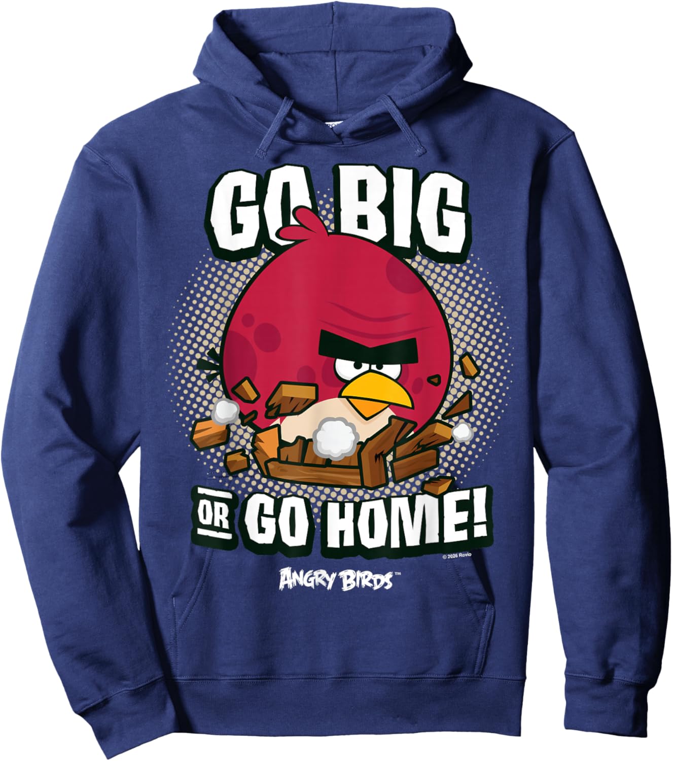 Angry Birds Terrence Go Big or Go Home Hoodie - Hoodie | Navy