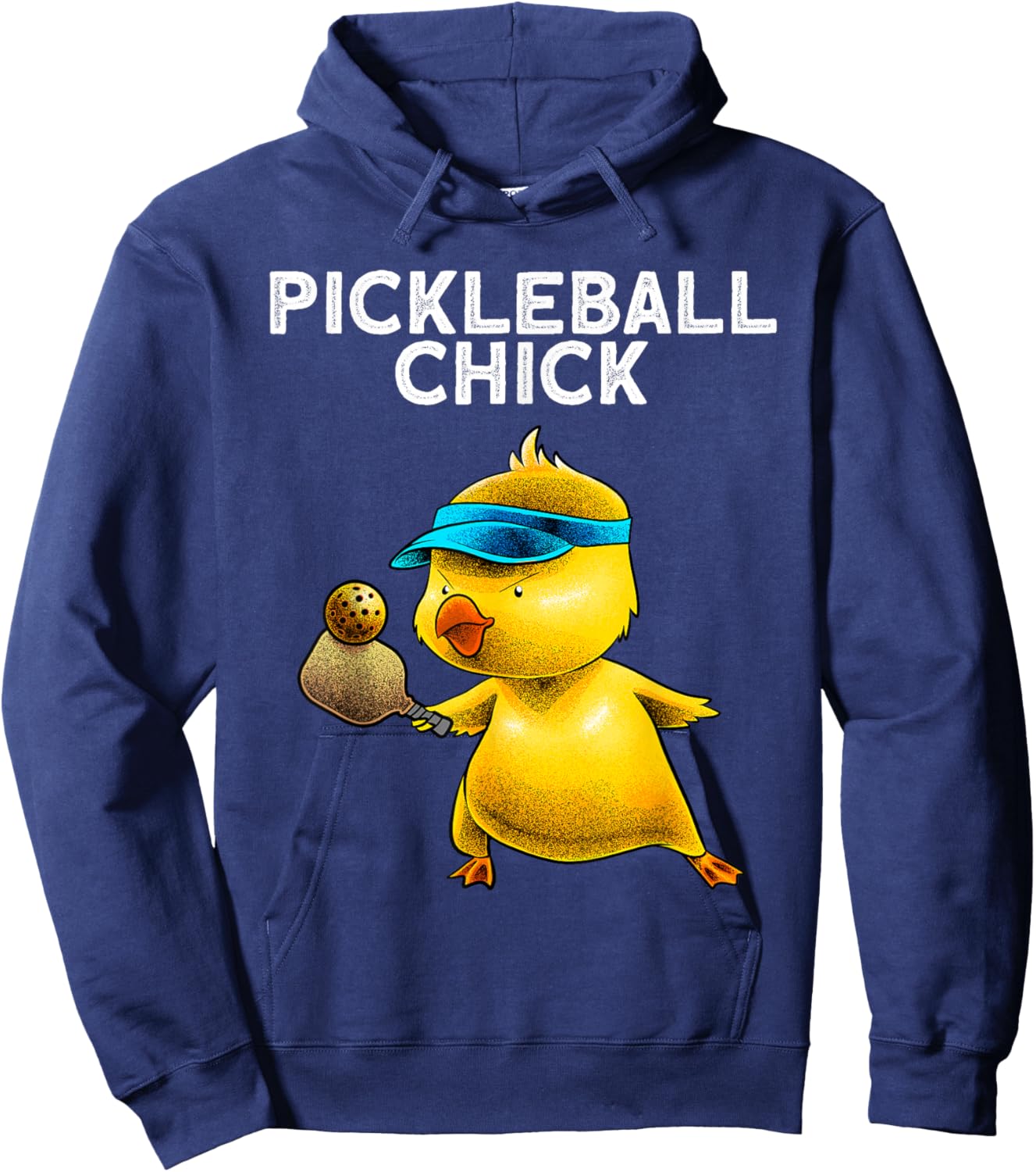 Unique Pickleball Design Girls Pickle Ball Player Hoodie - Hoodie | Navy