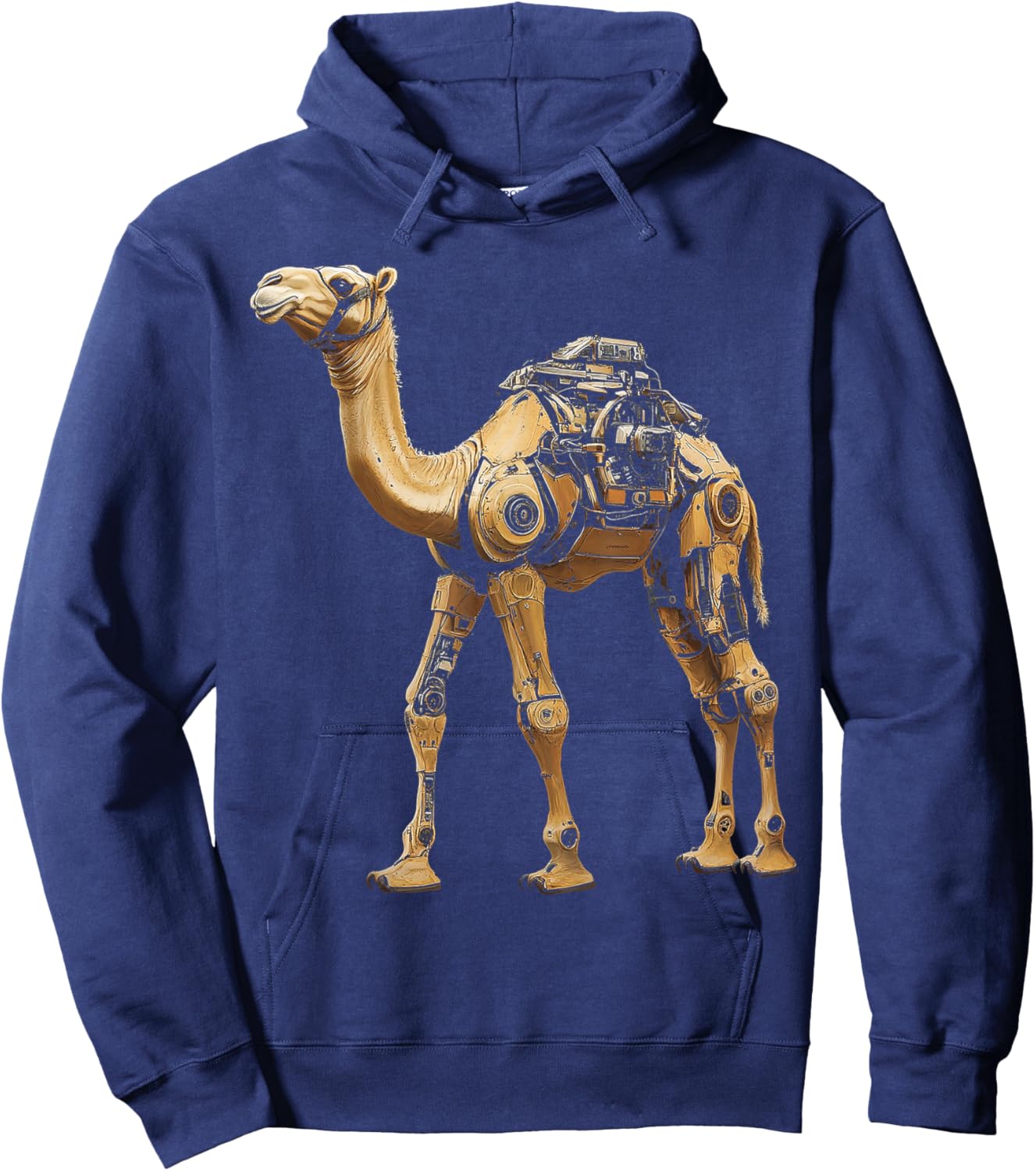 Camel Animal Graphic Robot Illustration Camel Hoodie - Hoodie | Navy