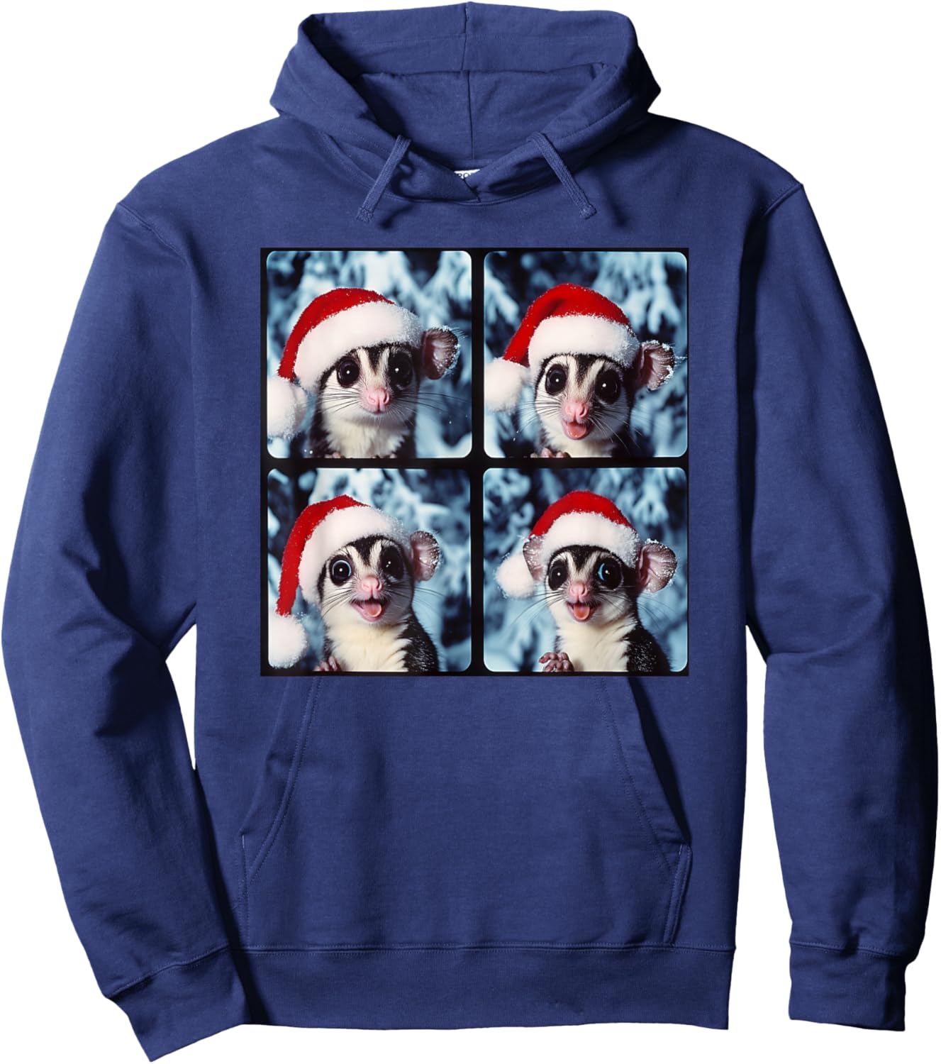 Sugar Glider Christmas Animal Photography Sugar Glider Hoodie - Hoodie | Navy