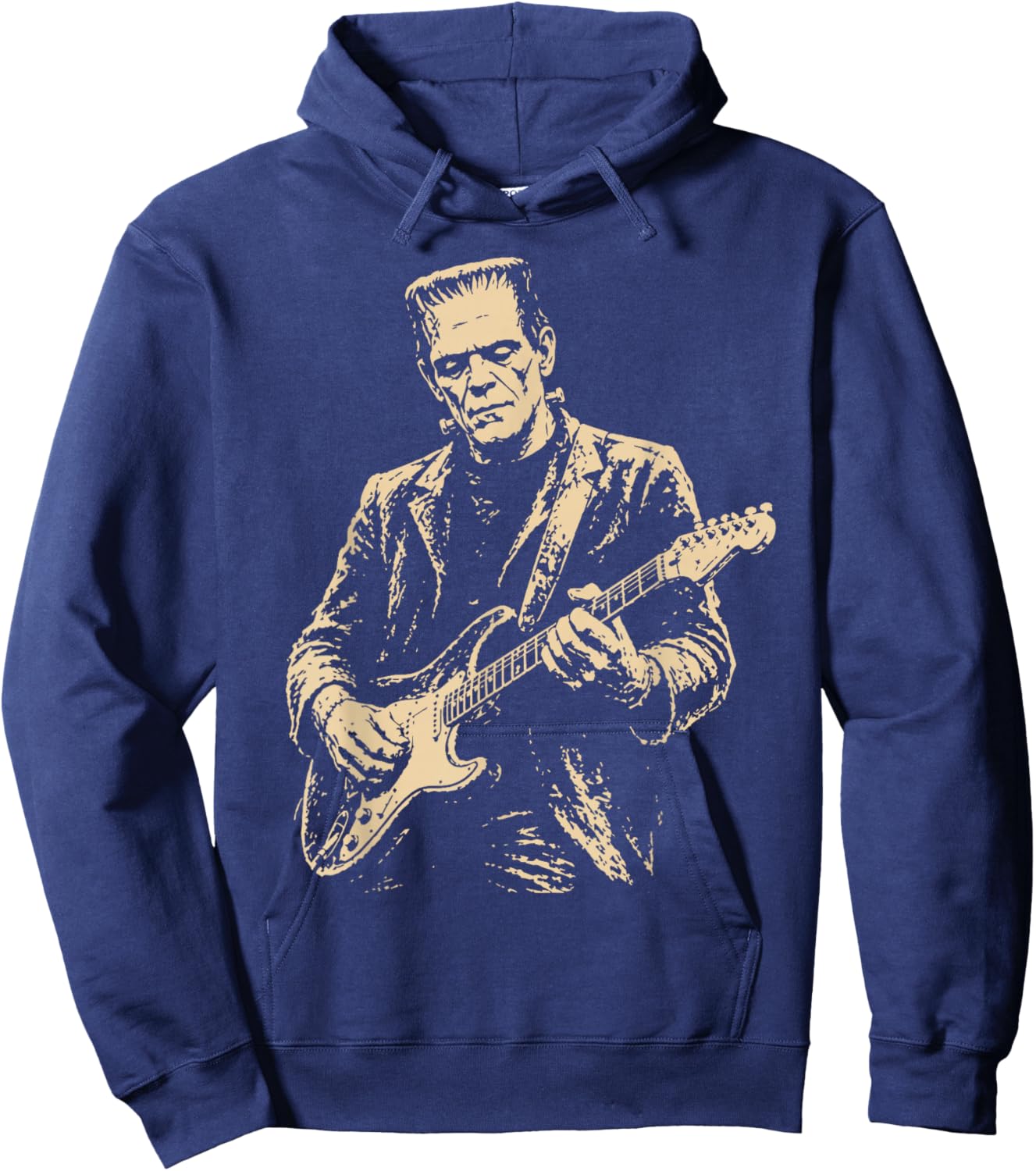 Frankenstein Guitar Hoodie - Hoodie | Navy