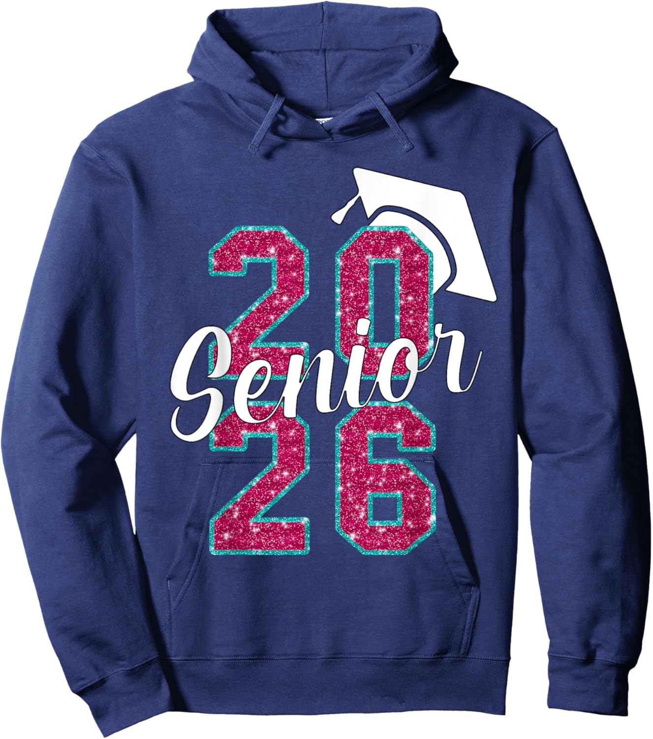 Senior 2026 First Day Of School Class Of 2026 Graduate Hoodie - Hoodie | Navy