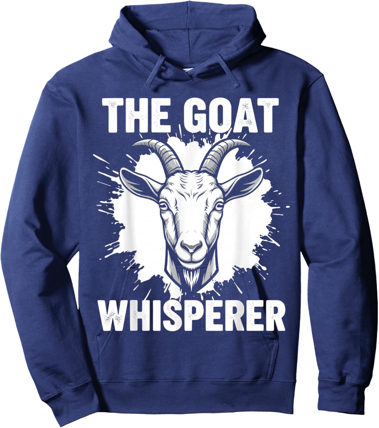 The Goat Whisperer Shirt Men Women, Funny Goat Lovers Hoodie - Hoodie | Navy