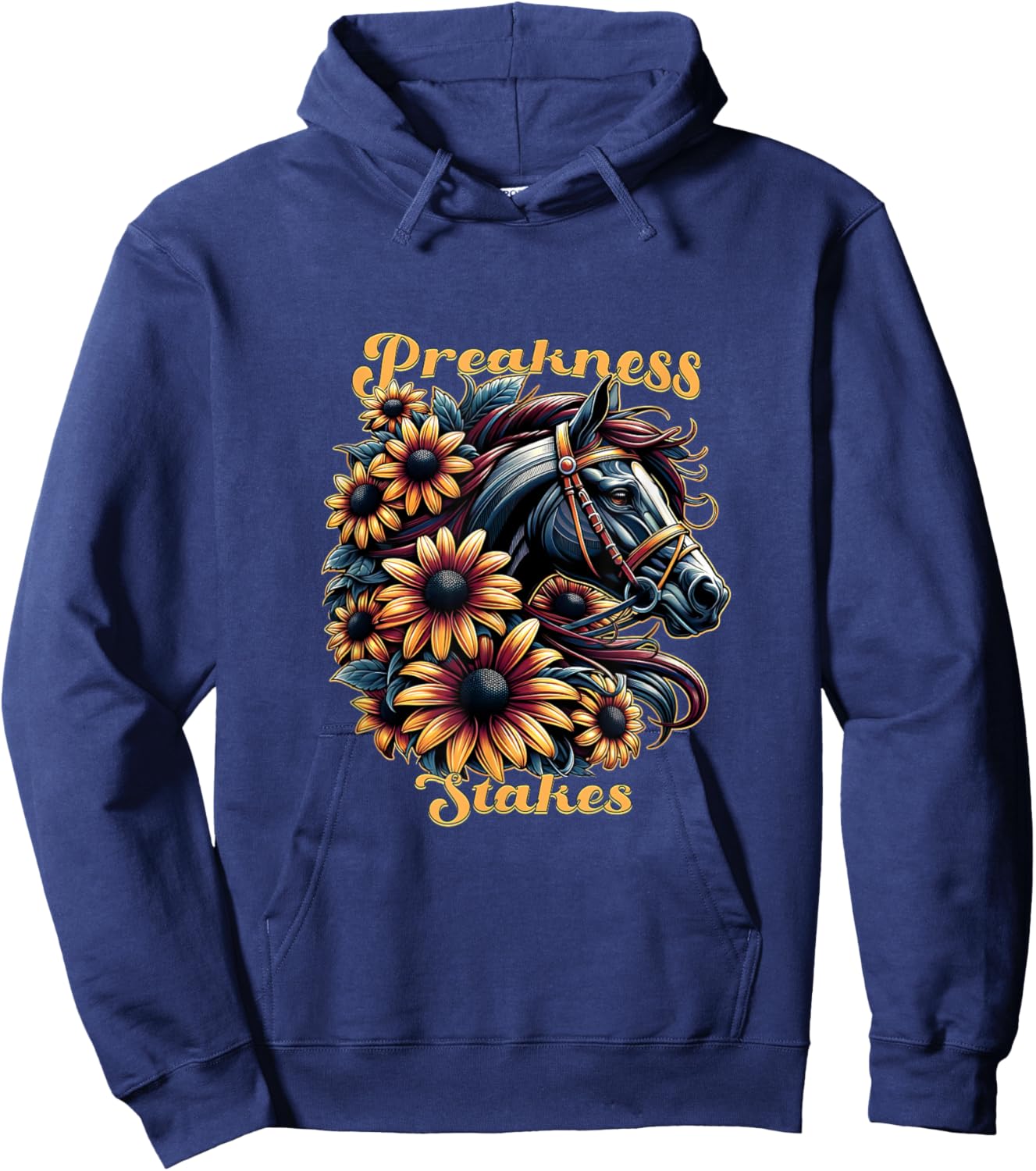 Preakness Stakes Horse Racing Outfit Women's Design Hoodie - Hoodie | Navy
