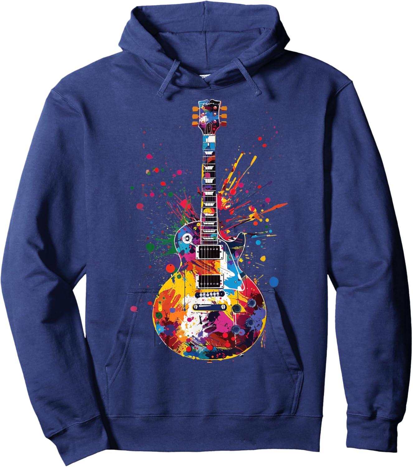 Guitar Guitars Player Guitarist Hoodie - Hoodie | Navy