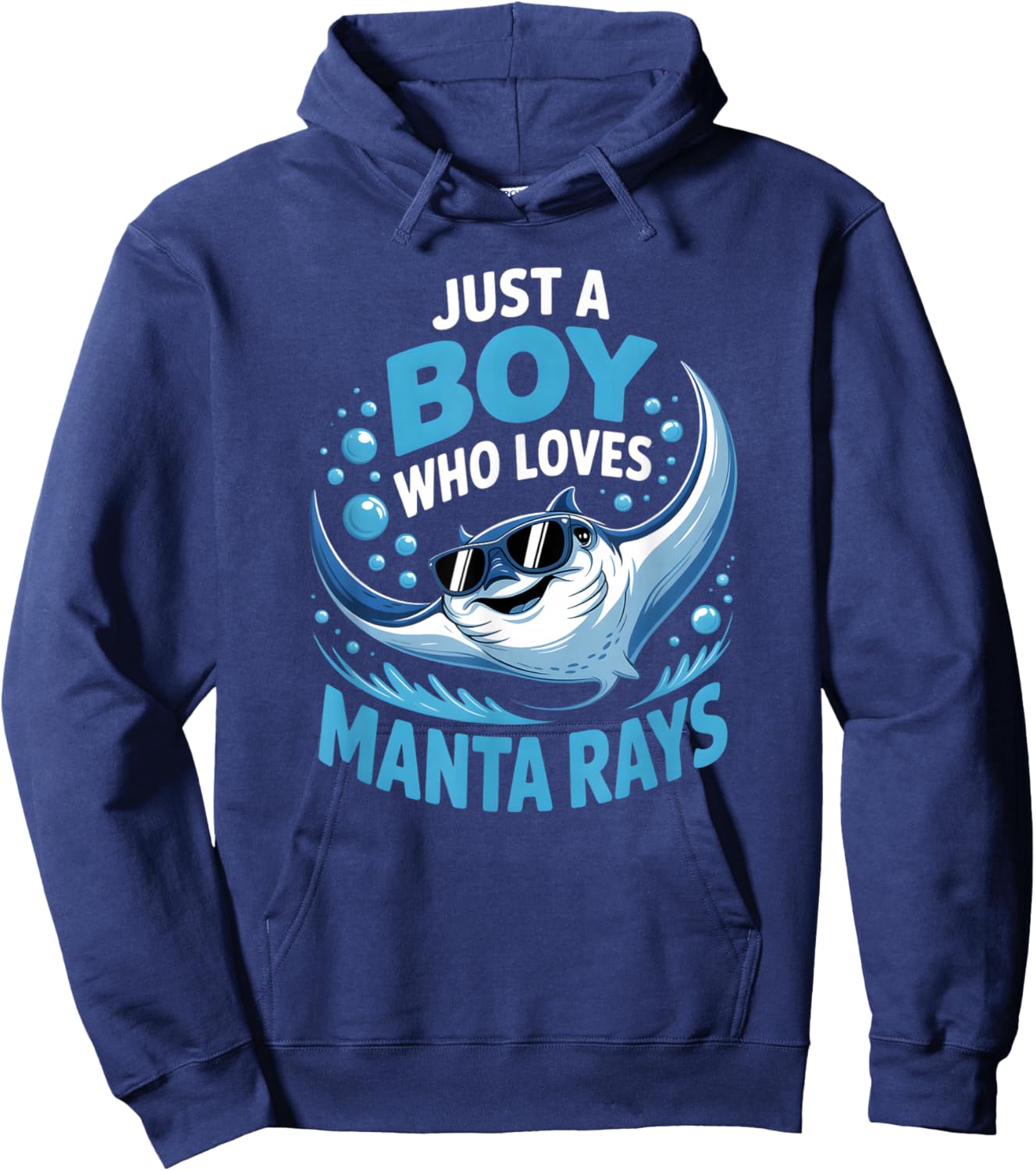 Boys Manta Ray Hoodie - Hoodie | Navy