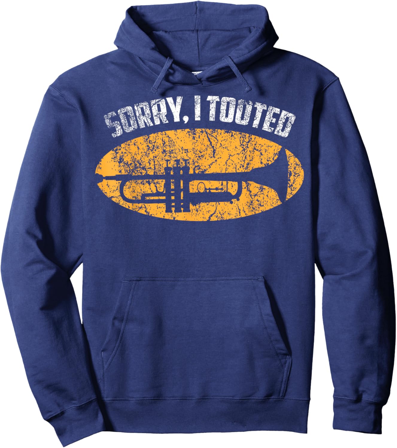 Funny Trumpet Design Women Trumpetist Trumpet Player Hoodie - Hoodie | Navy