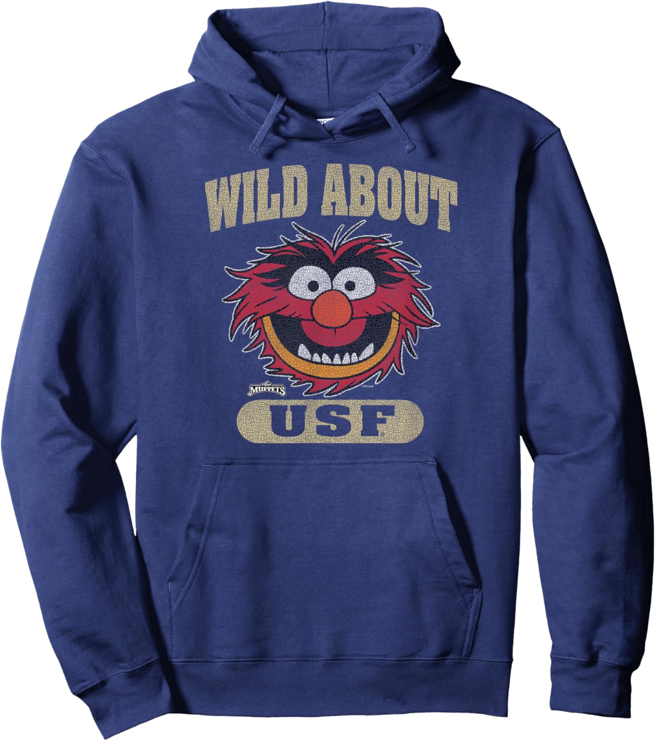 South Florida Bulls Muppets Animal Green Officially Licensed Hoodie - Hoodie | Navy
