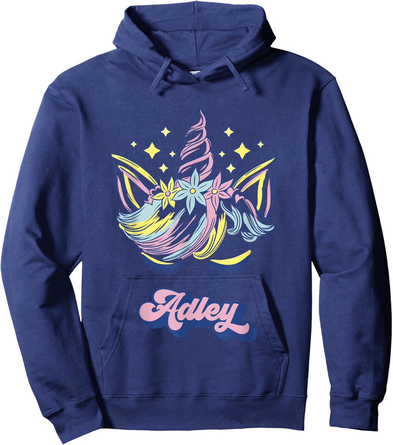 Adley Merch Unicorn Design Hoodie - Hoodie | Navy