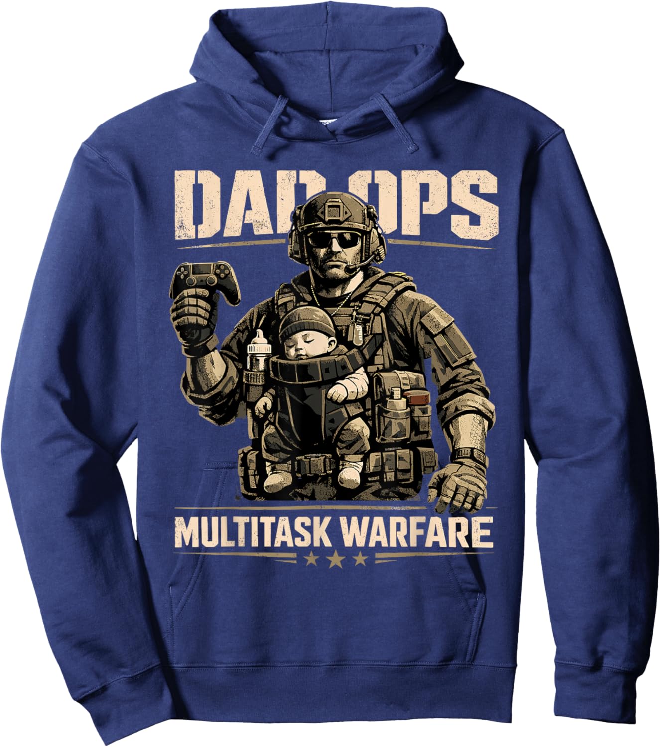Gaming Fathers Day Dad to Be New Father Gifts for Gamer Dad Hoodie - Hoodie | Navy