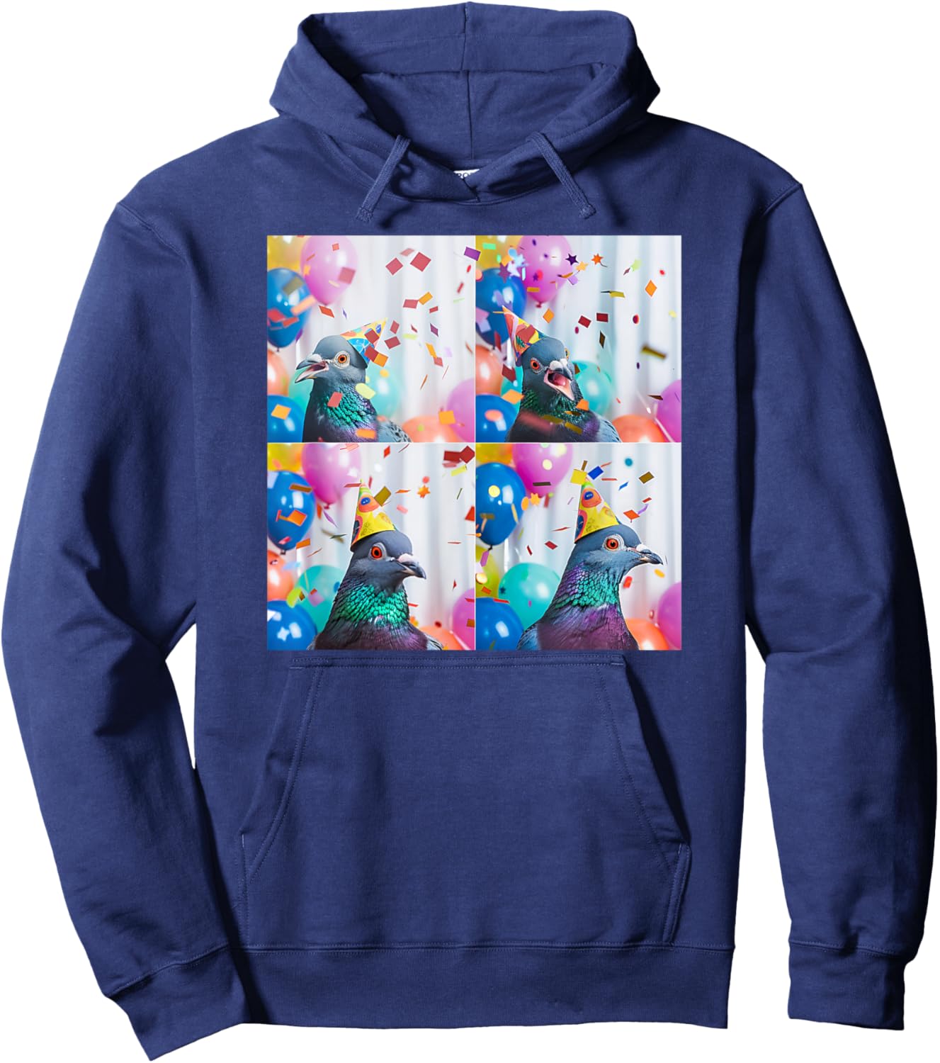 Pigeon Lover Pigeon Fancier Funny Racing Pigeon Birthday Hoodie - Hoodie | Navy