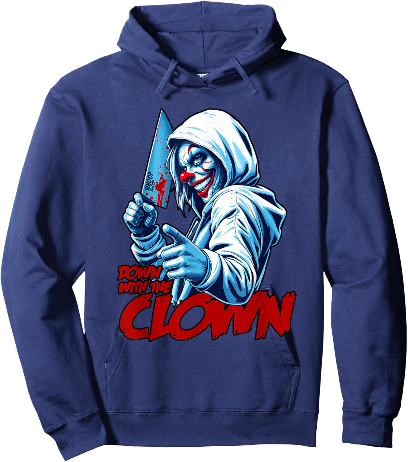 DOWN WITH THE CLOWN ICPS Juggalette Hatchet Hoodie - Hoodie | Navy