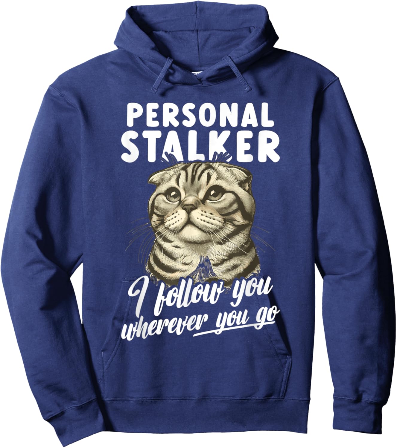 Cat Lover Costume for Scottish Fold Mom Scottish Folds Hoodie - Hoodie | Navy